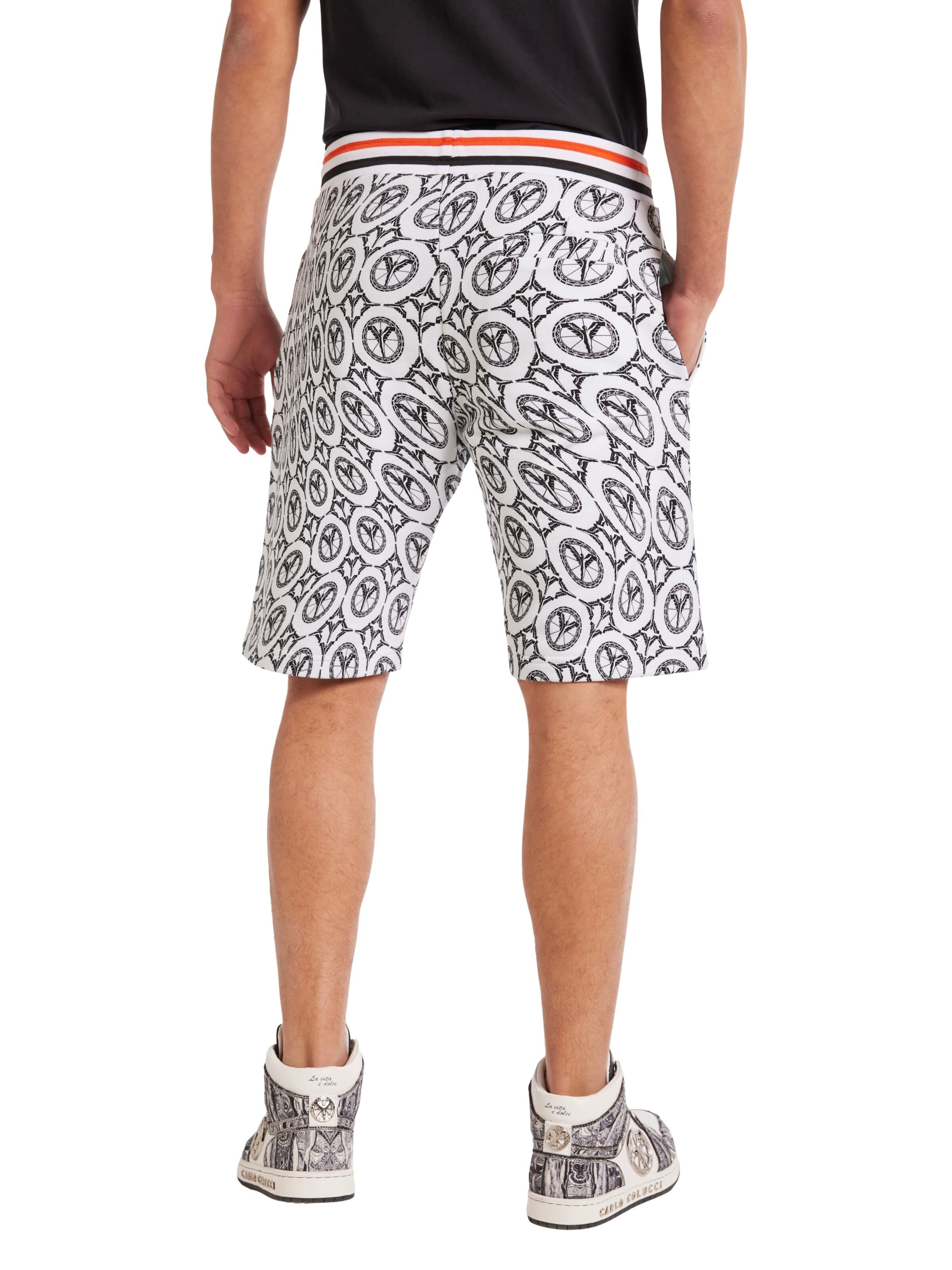 Sweatbermuda mit Monogram