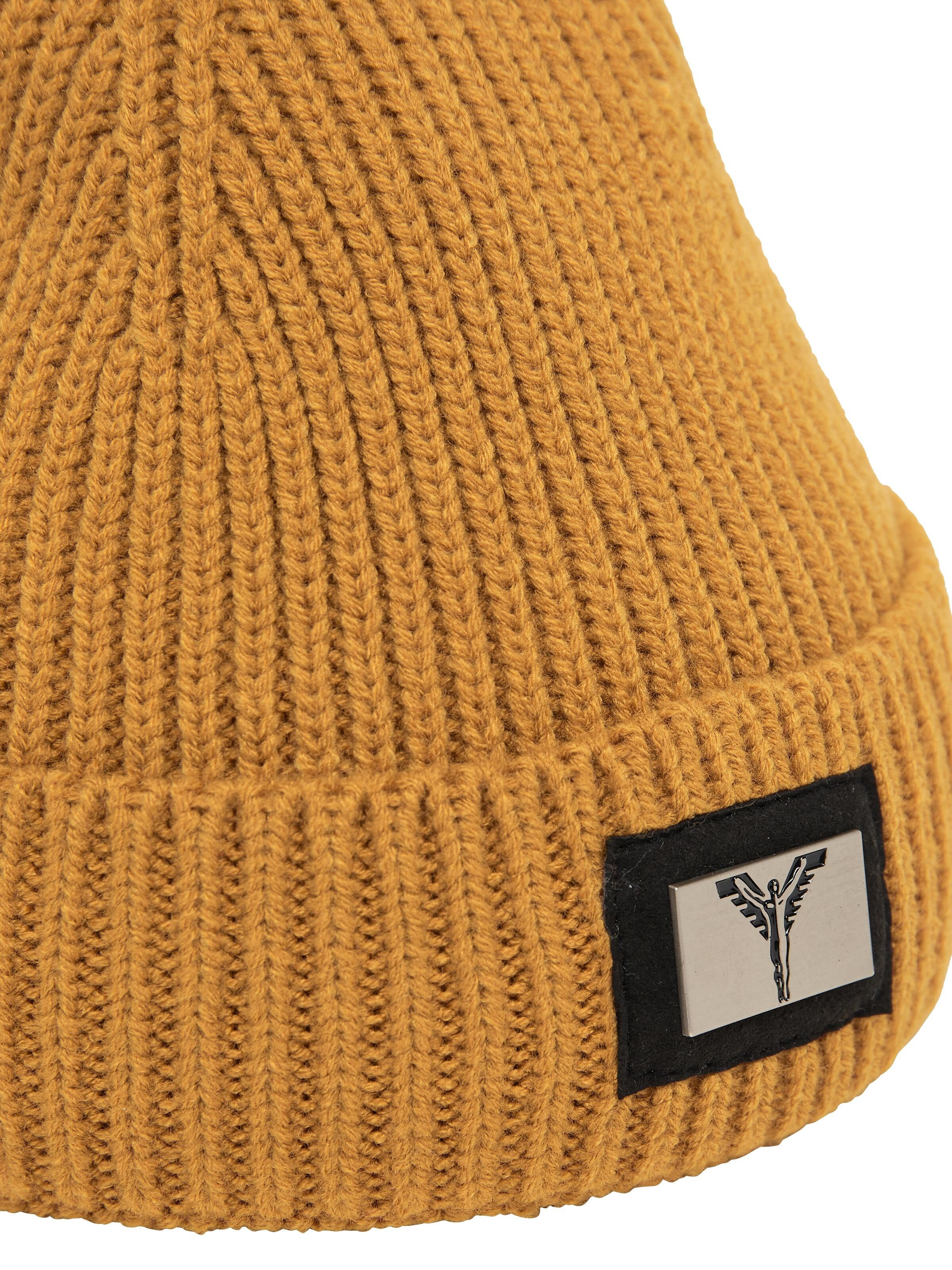 Gestrickte Fischmann Mütze