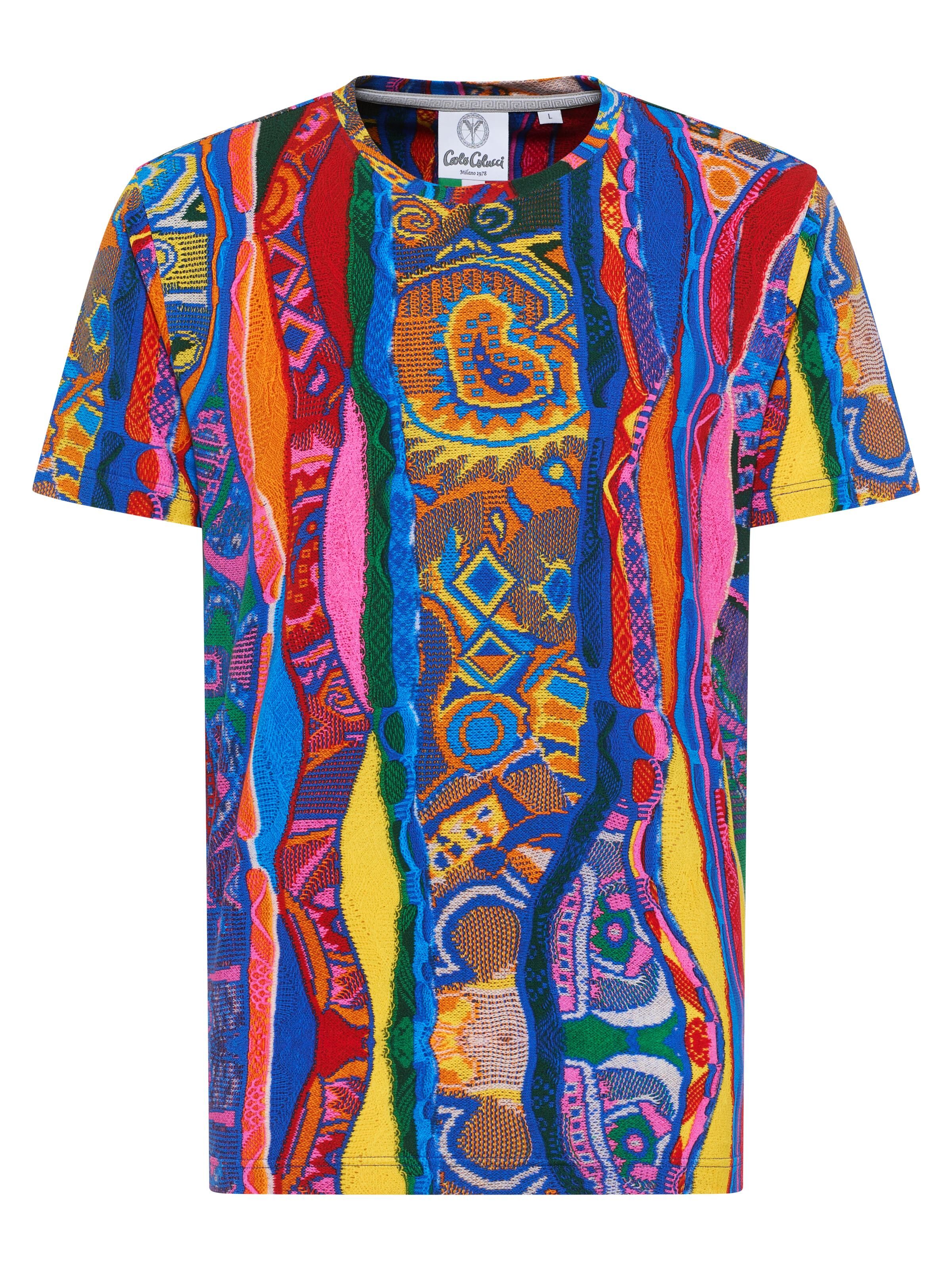 T-shirt with knit print