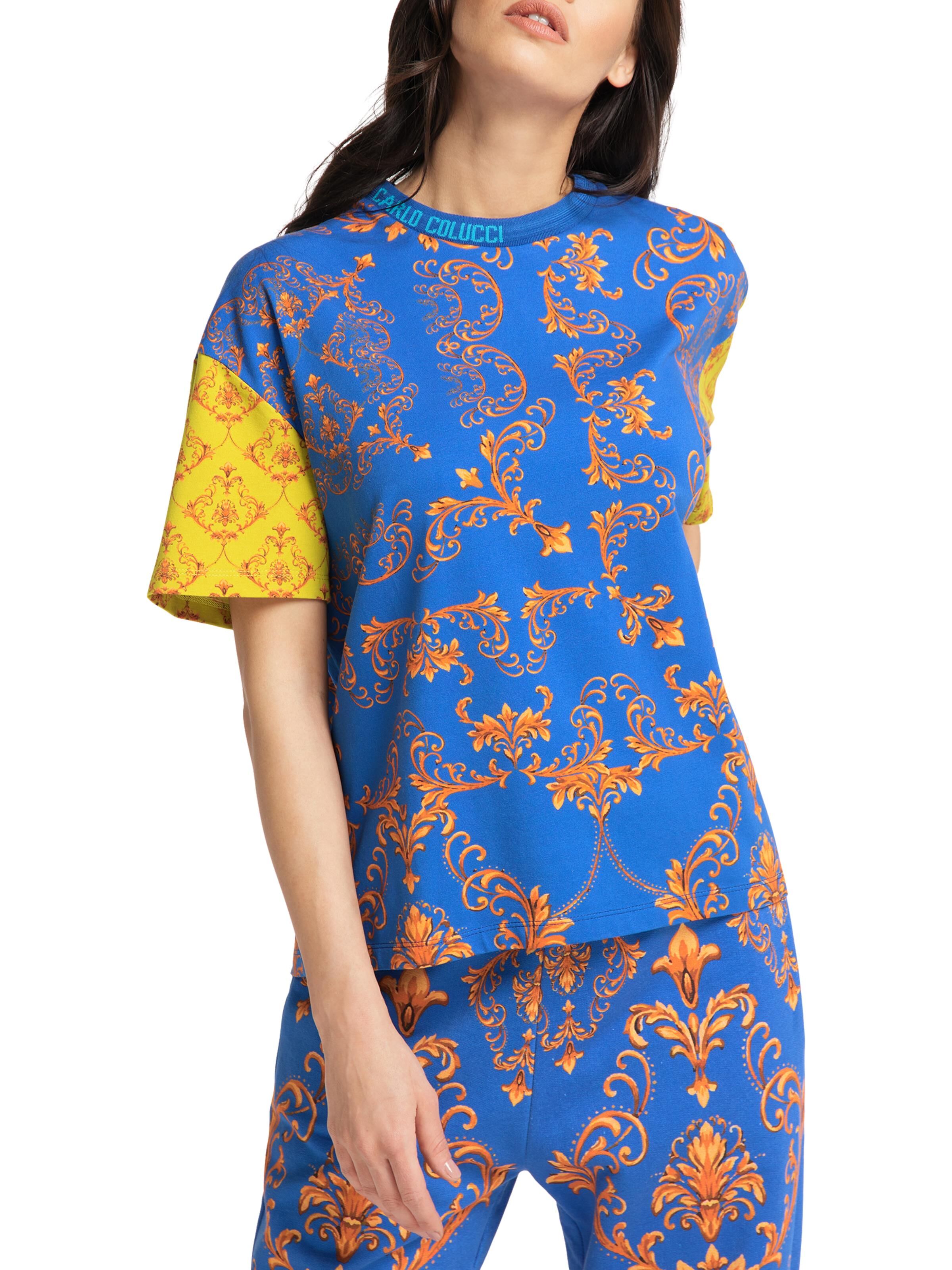 Ladies T-Shirt with baroque-pattern