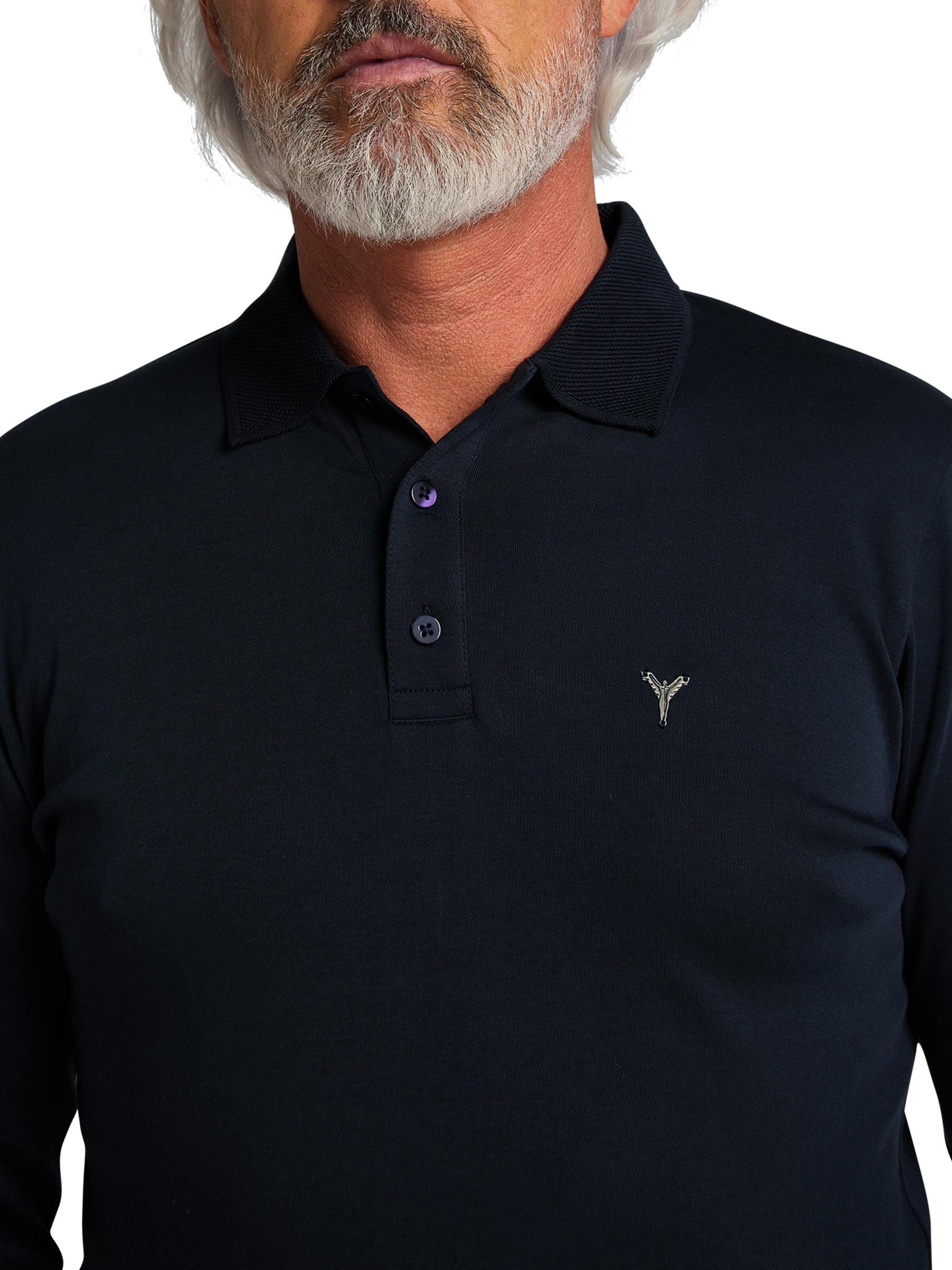 Langarm-Poloshirt