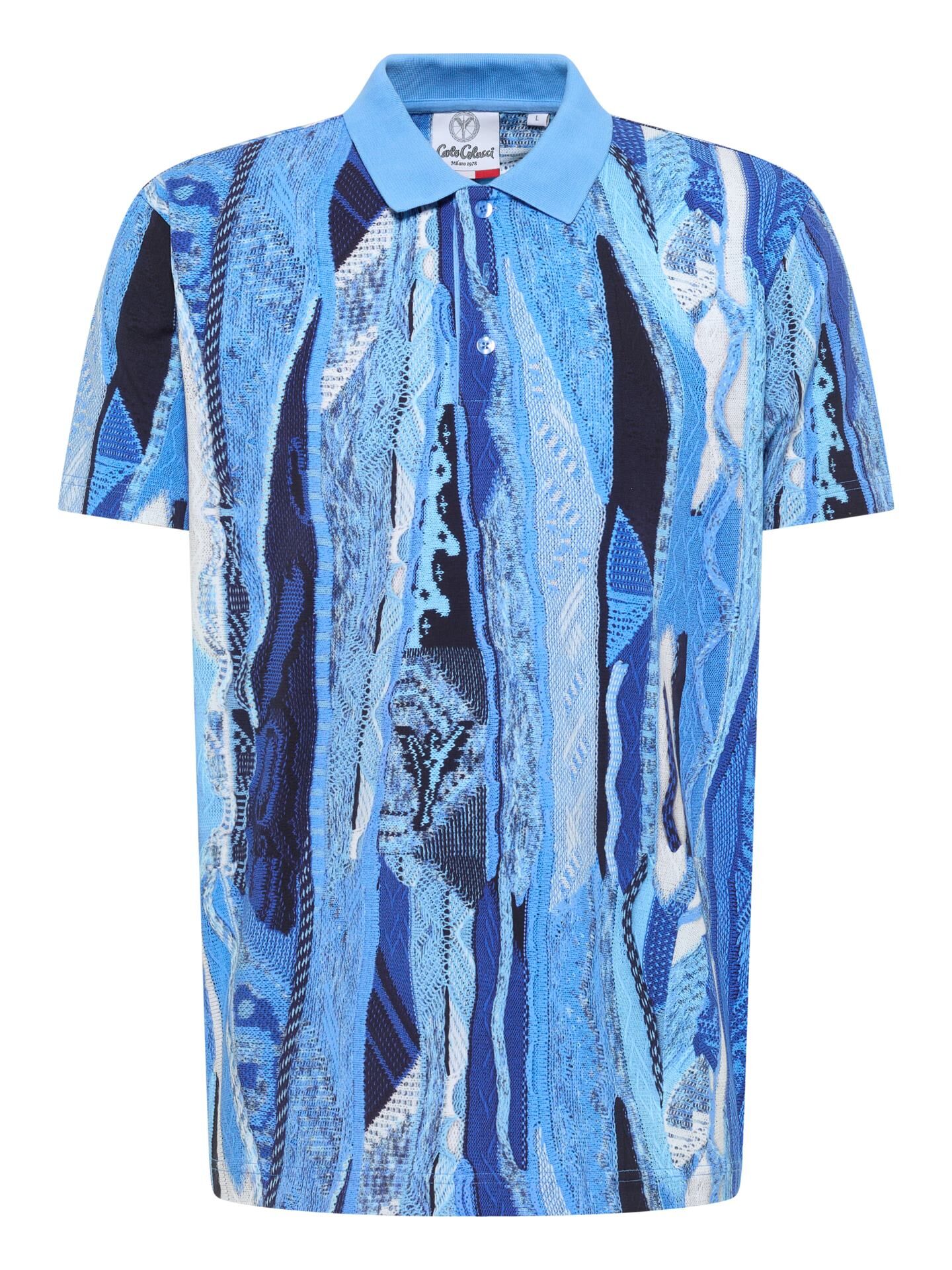  Polo shirt with knit print