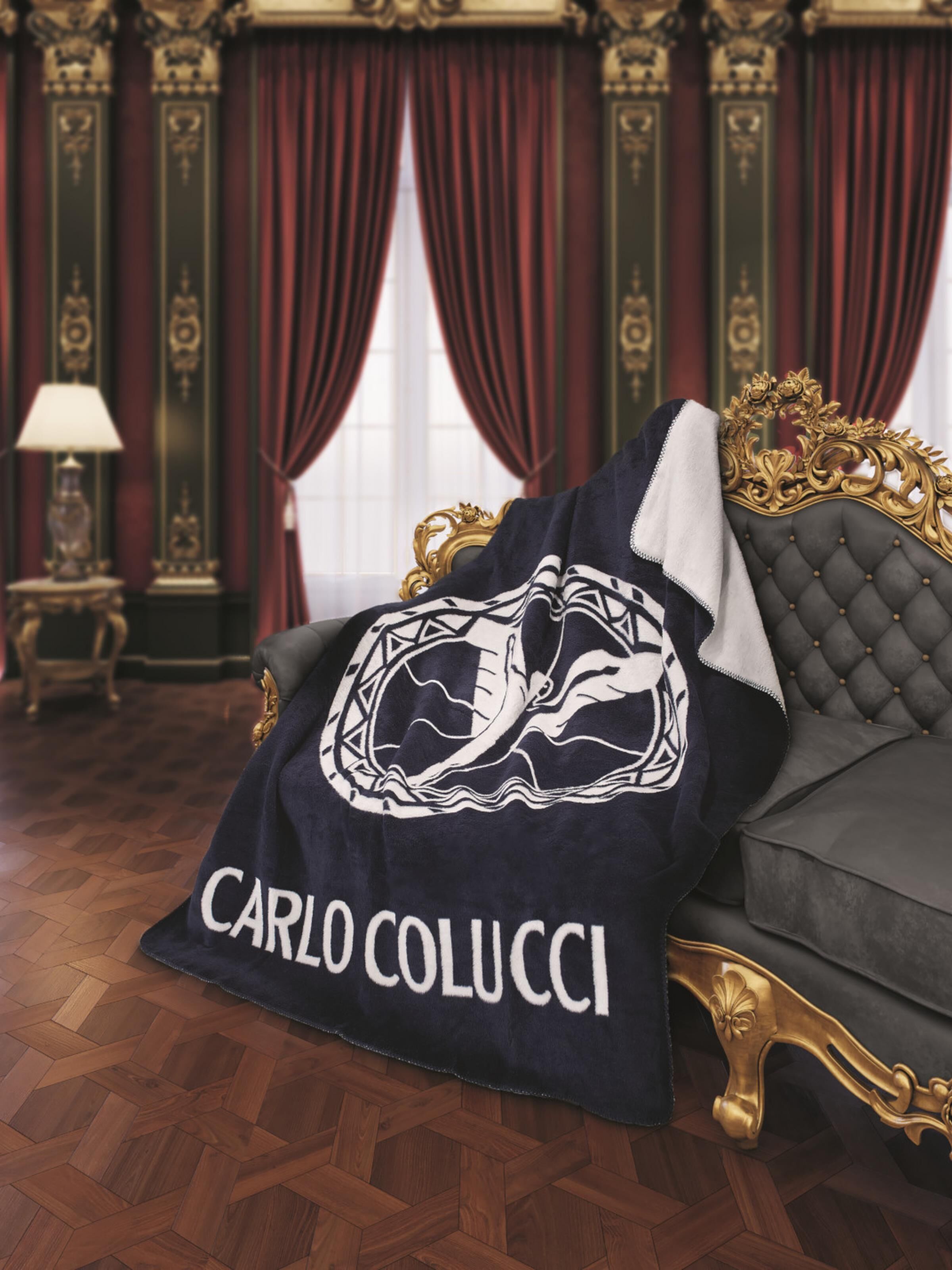 Blanket with logo