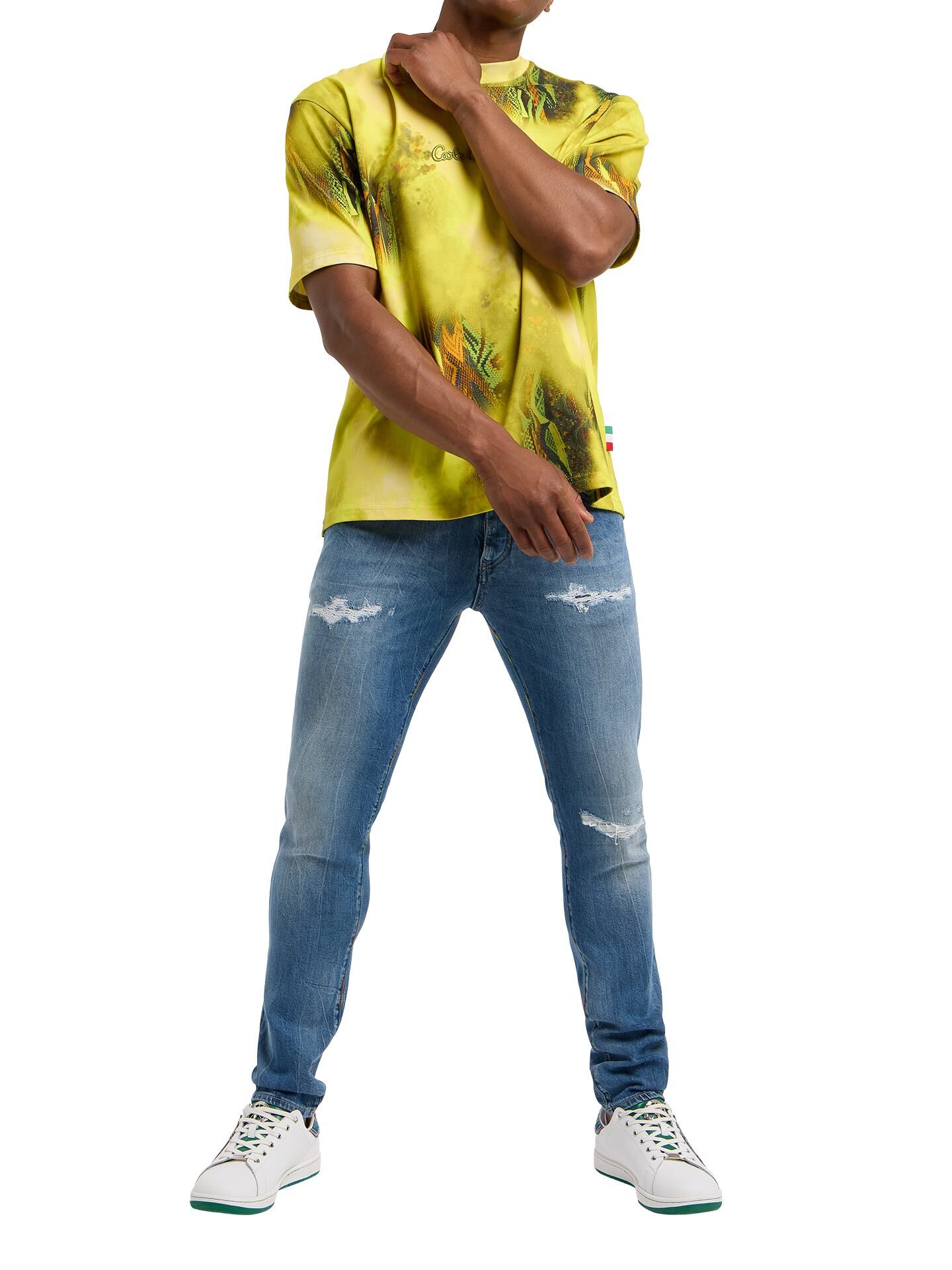 Oversize T-Shirt - Sprayed knit