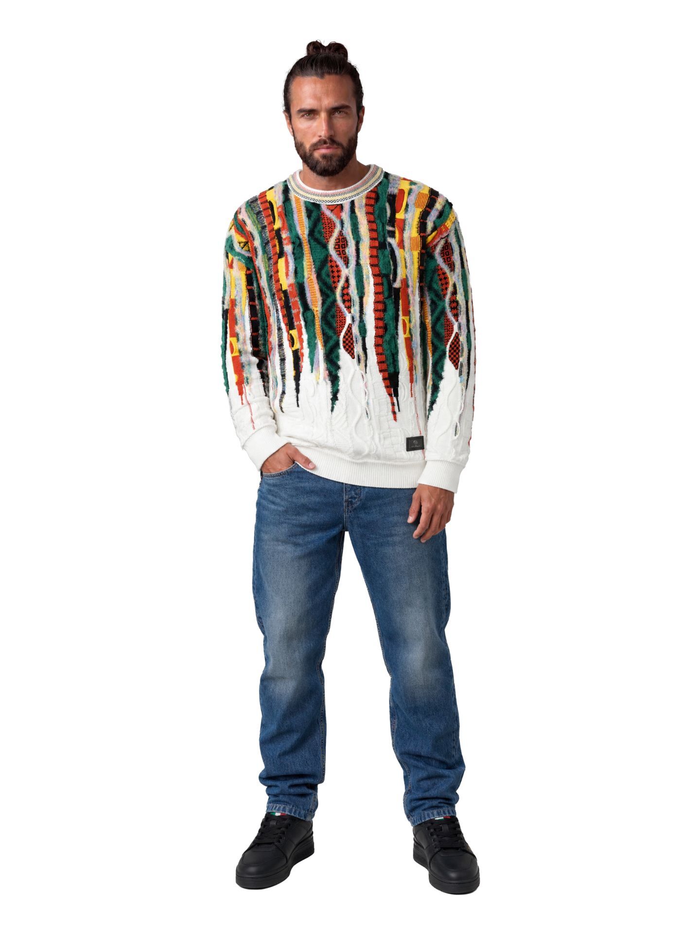 Oversize Fluffy sweater - 3D Knit