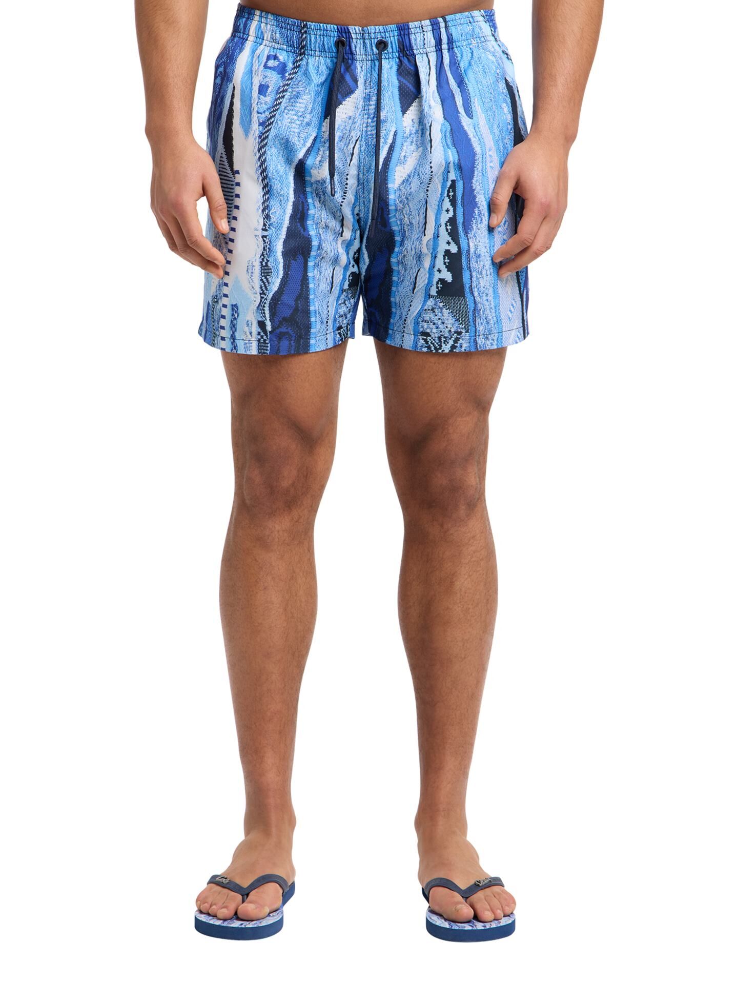 Schwimmshort mit Knitprint