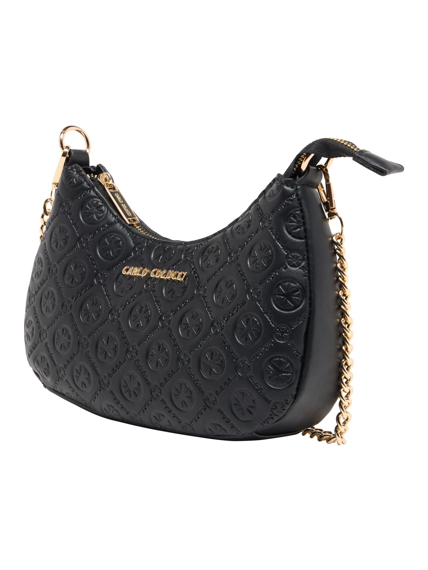 Umhängetasche mit Logoprägung