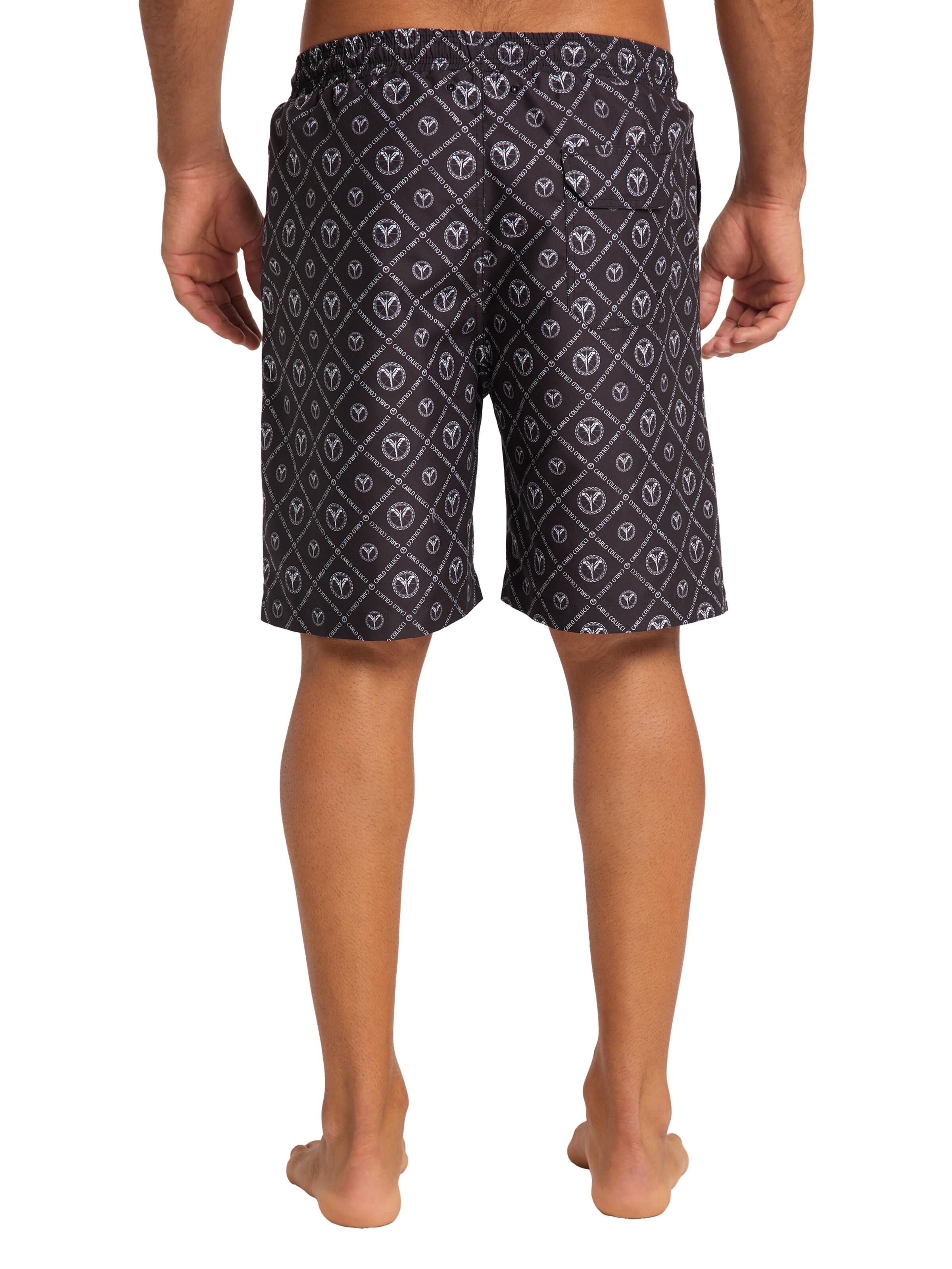 Herren Badehose mit Logodruck
