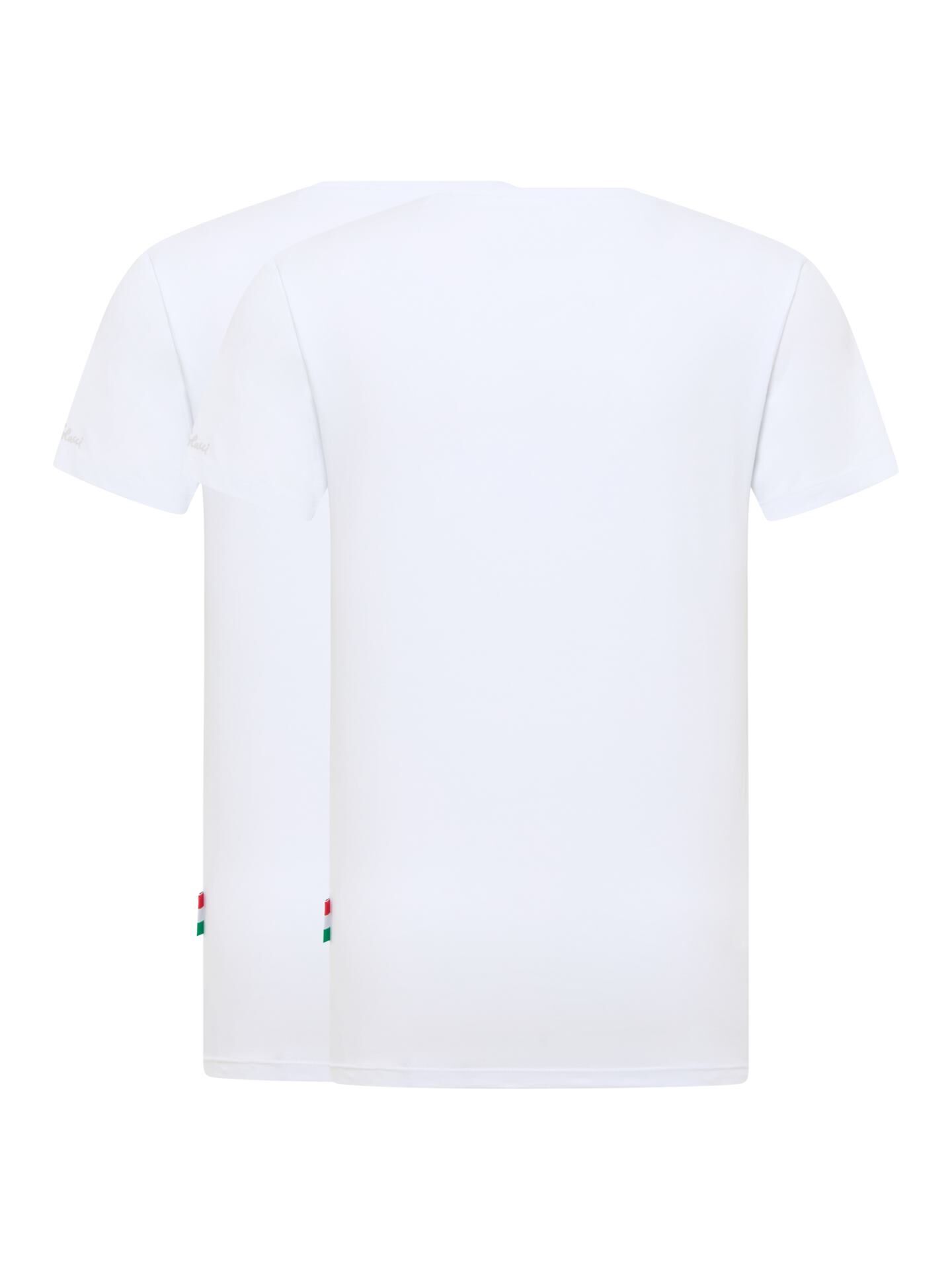 Rundhals T-Shirt, 2er Pack
