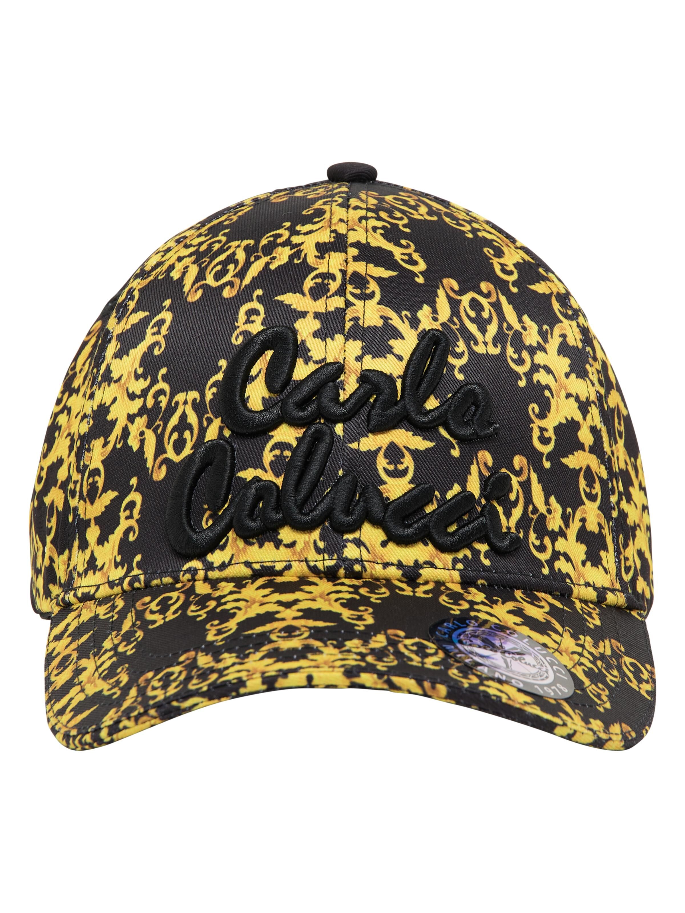 Unisex base cap with golden ornaments