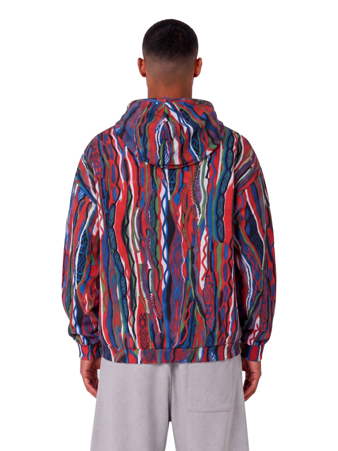  Alloverprint Kapuzenpullover