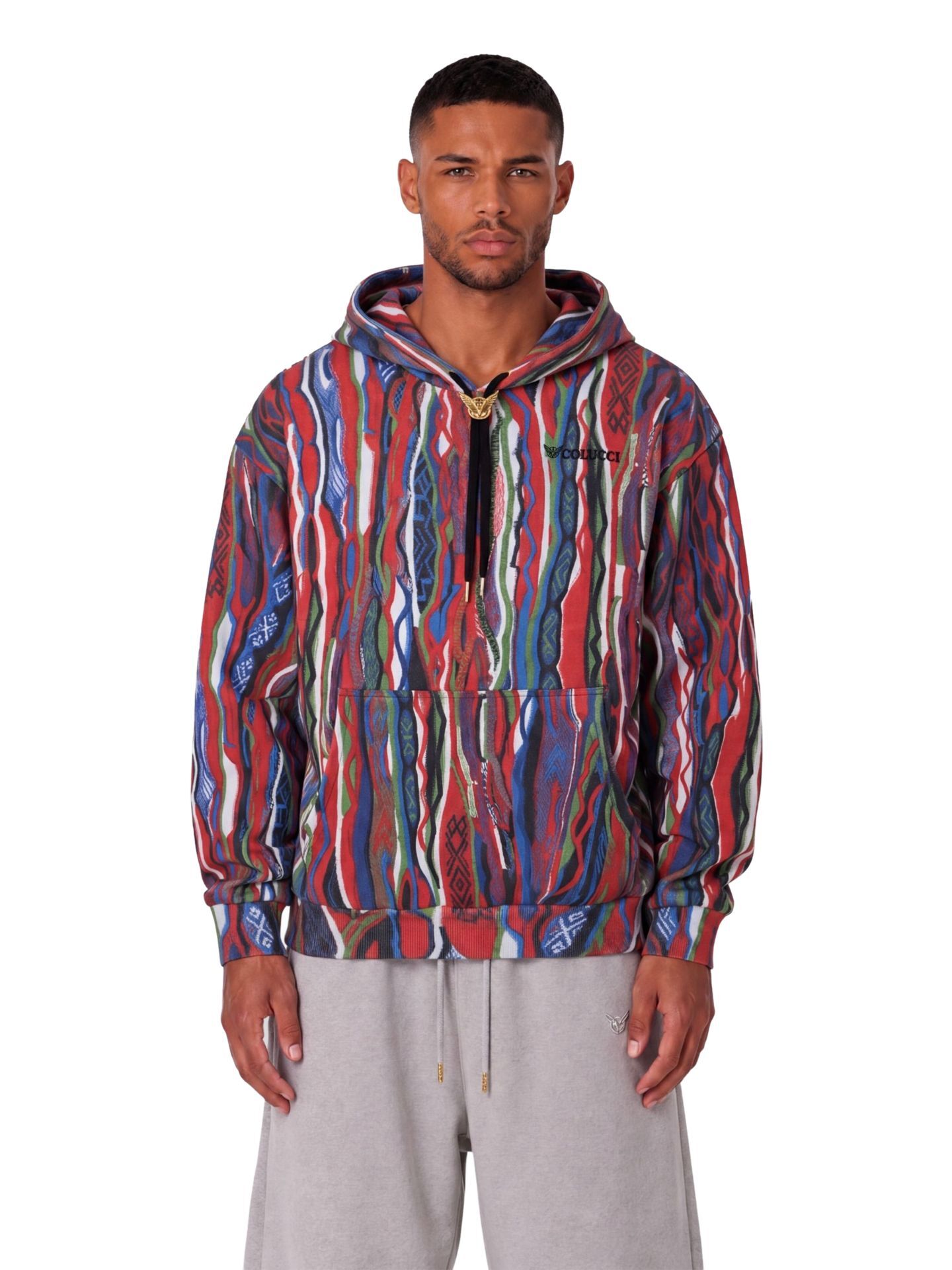  Alloverprint Kapuzenpullover