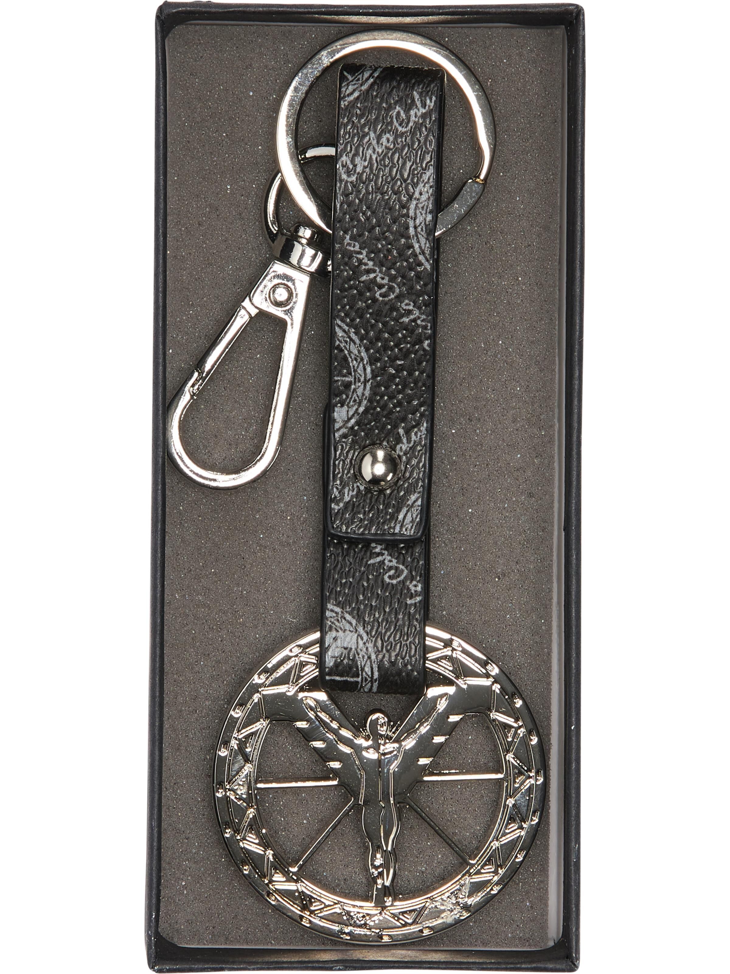 Keyring with logo strap