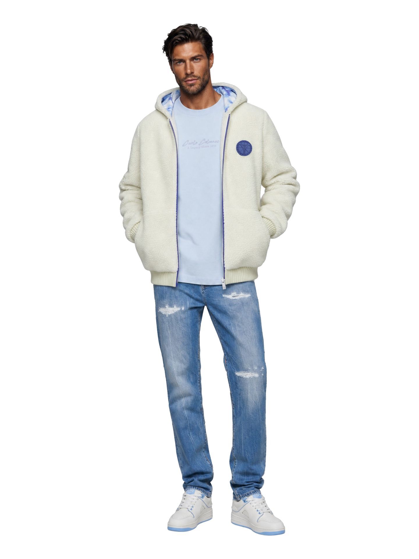  Wendbare Oversize Teddy Jacke - Liquid Stitches