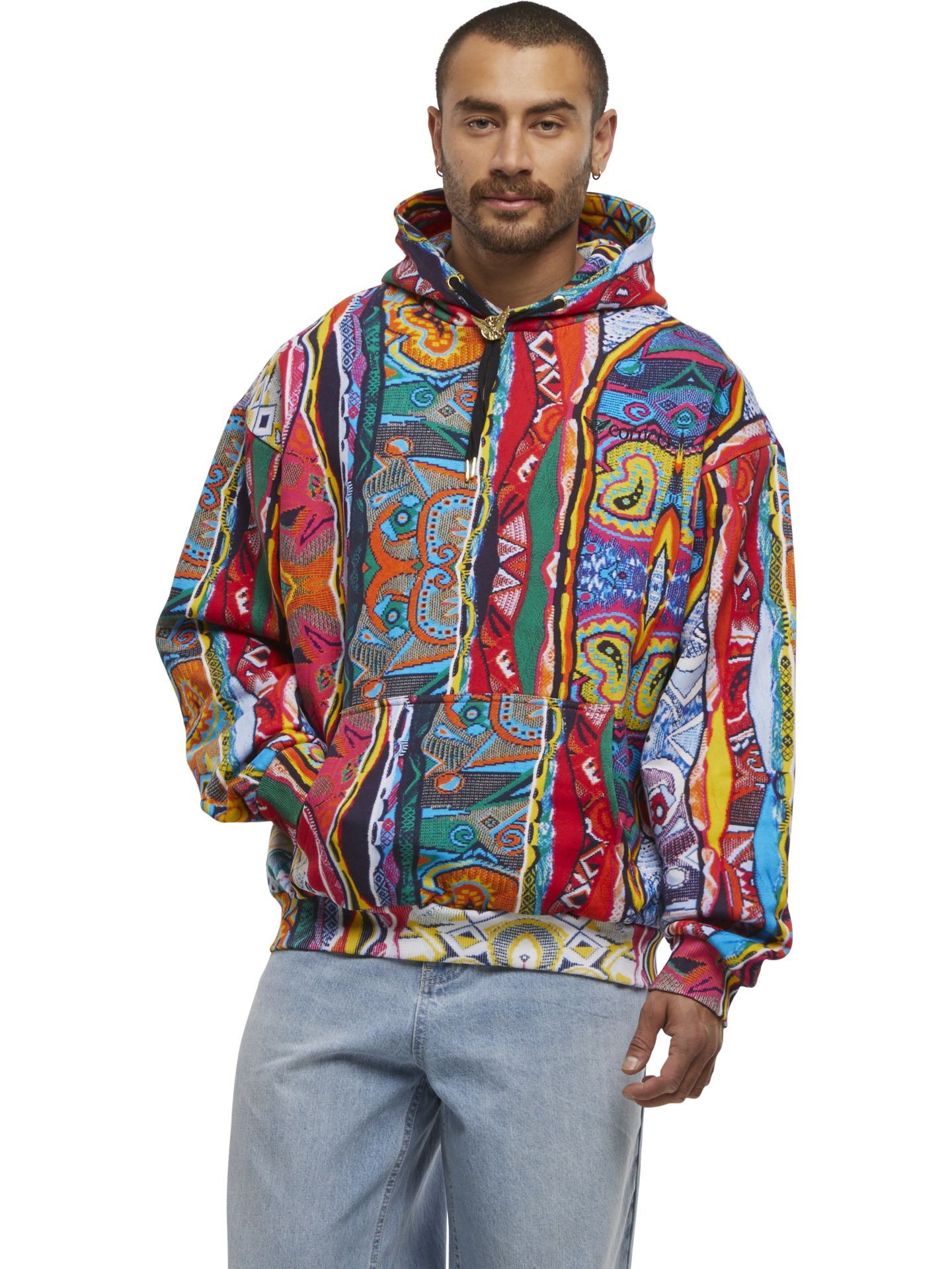 Allover print hoodie