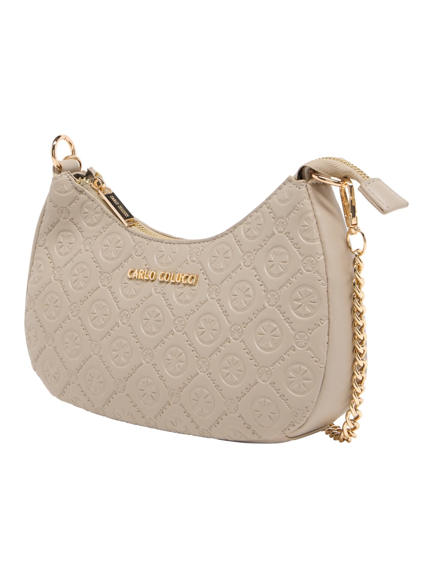 Umhängetasche mit Logoprägung