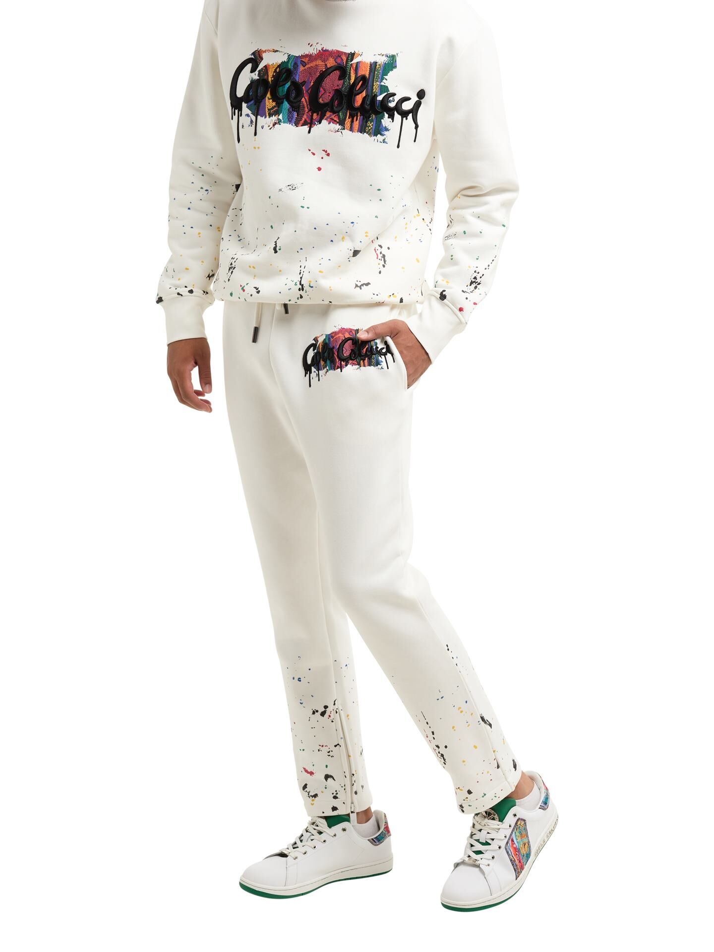  Sweat pant -Paint drop-