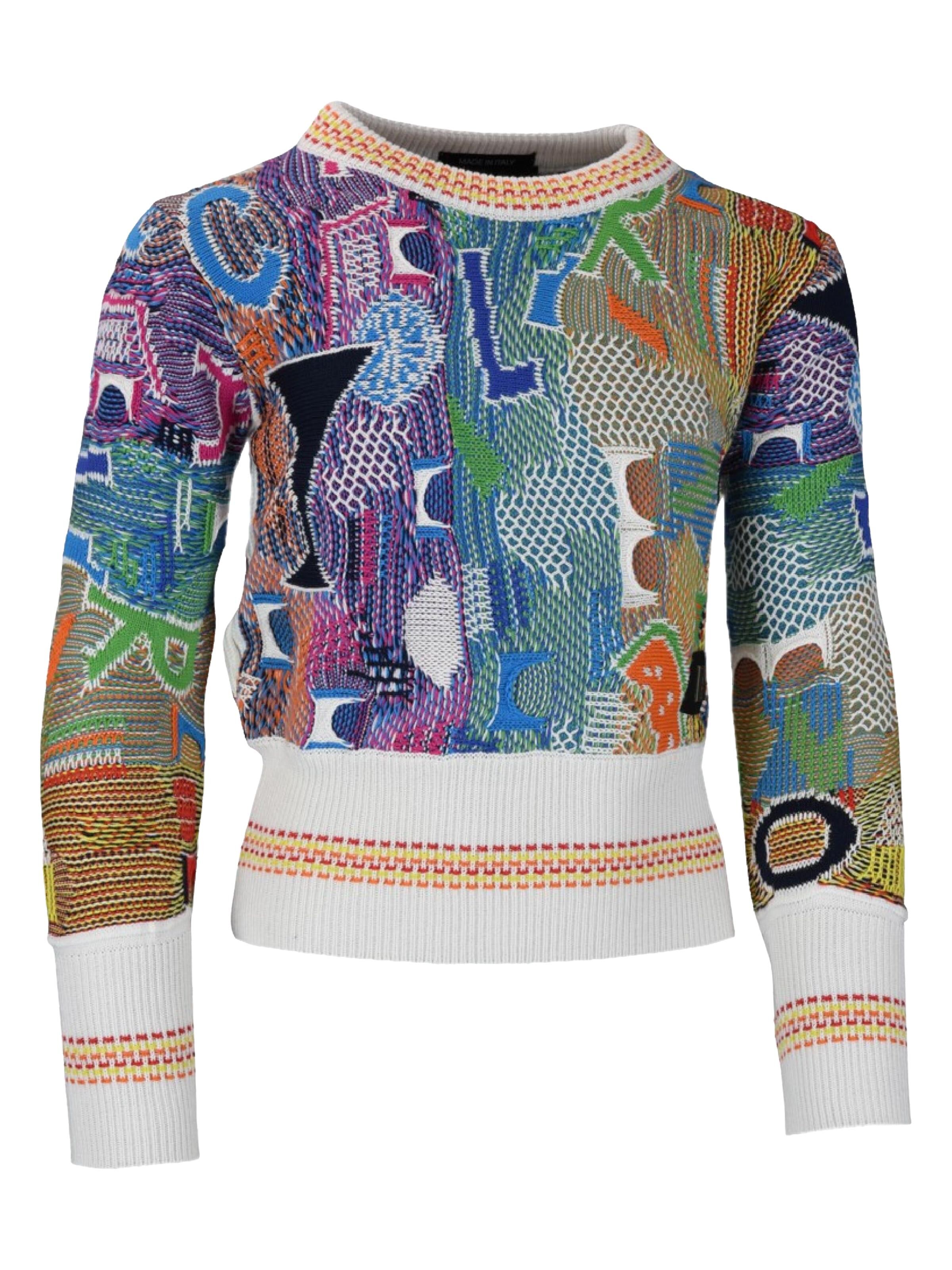 Allover Mädchen Pullover mit Muster