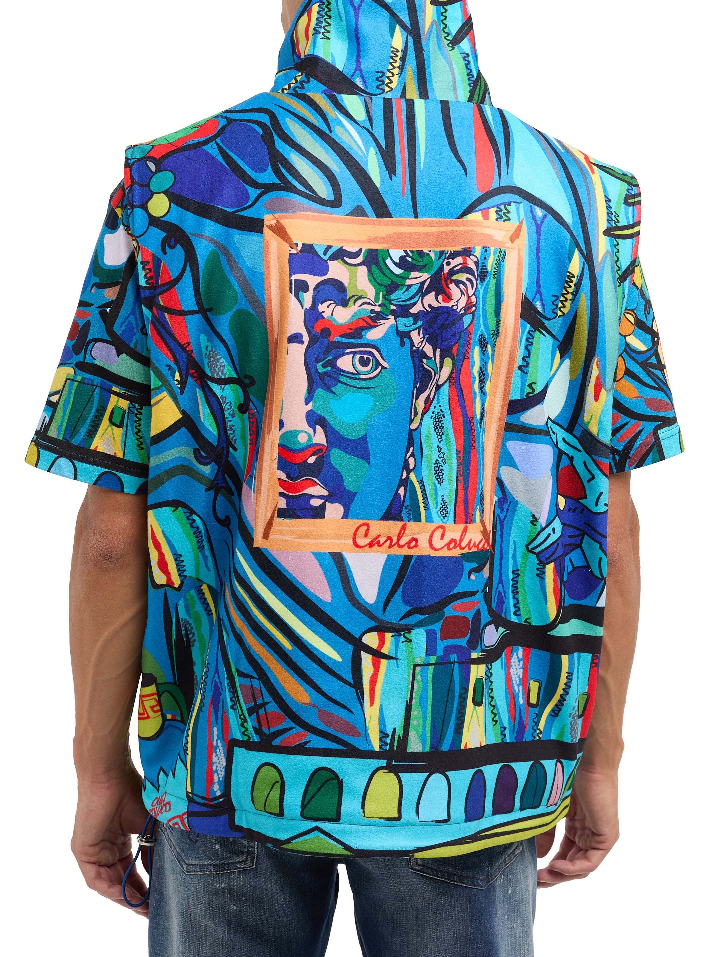  Oversize reversible vest