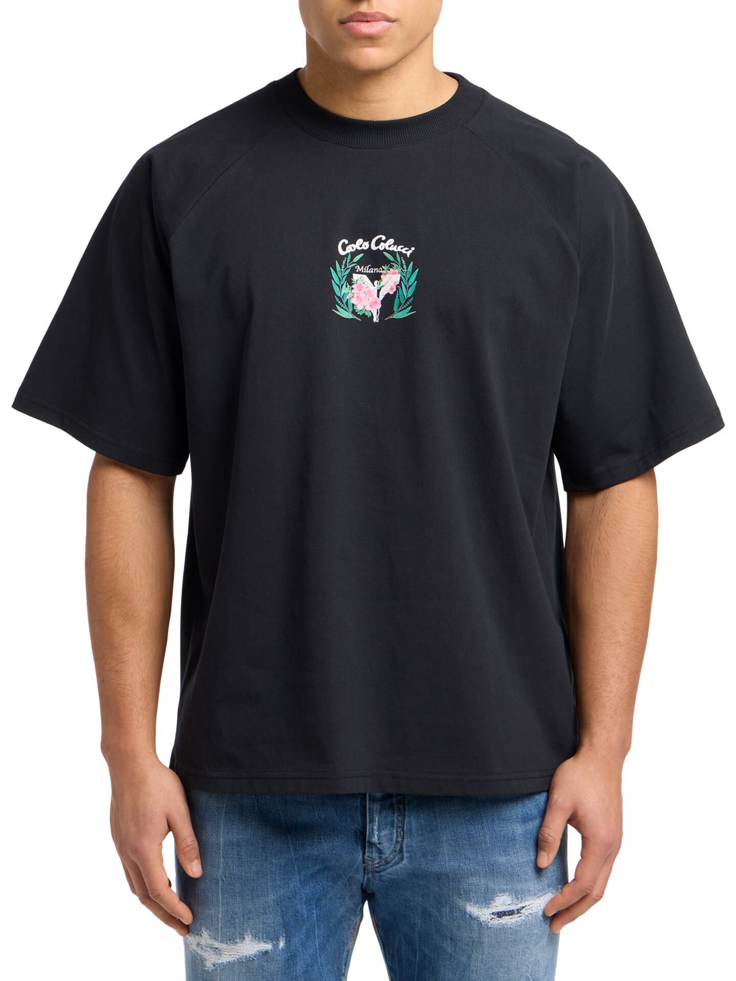 Oversize T-Shirt mit Backprint - Casa Colucci