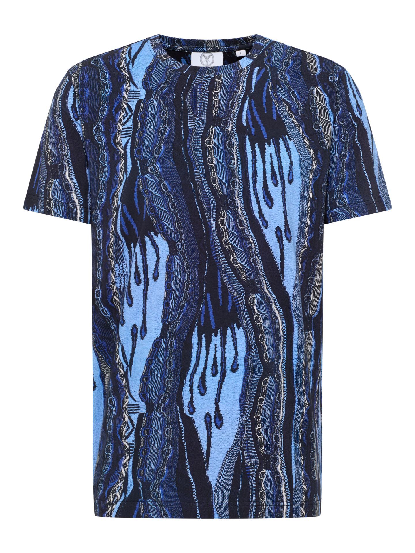 Strickdruck T-Shirt - 3D Knit
