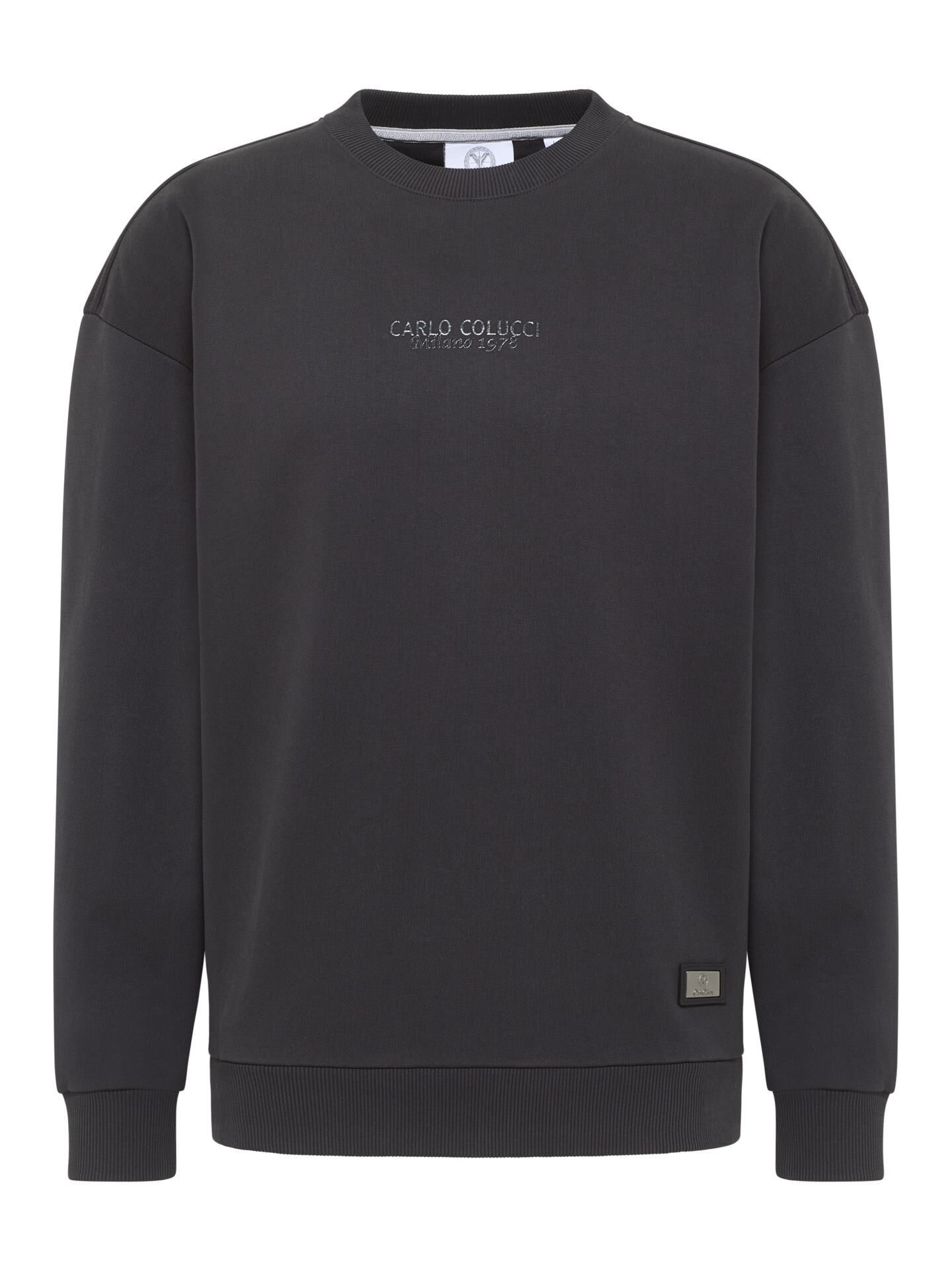 Carlo Colucci Oversize Sweatshirt - La Famiglia - Schwarz 3XL 3XL Schwarz