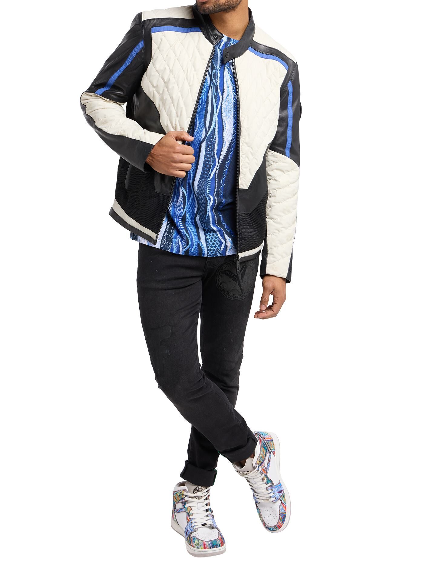 Biker Jacke mit Unique Badge