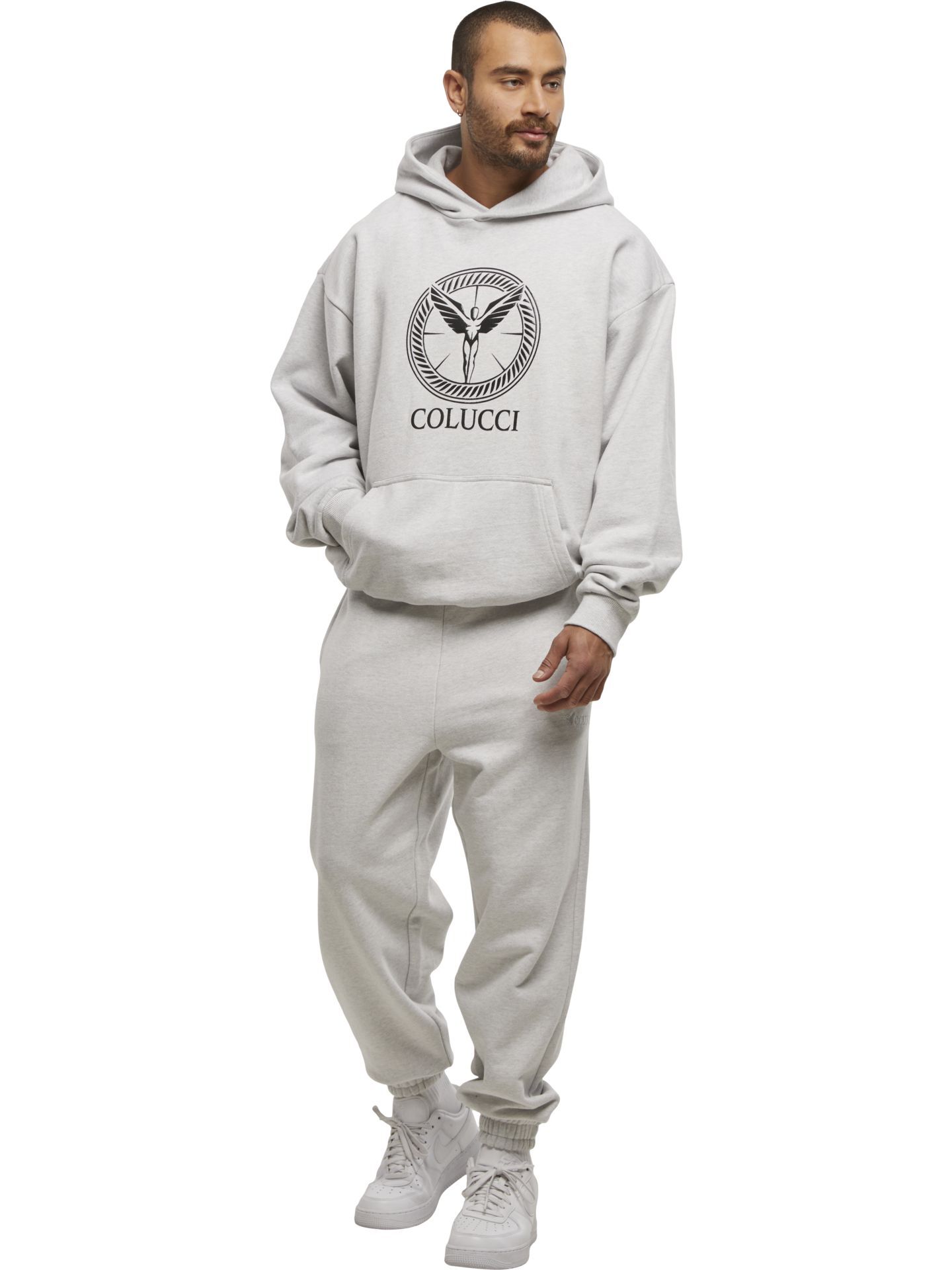 Kapuzensweatshirt mit Brustlogo