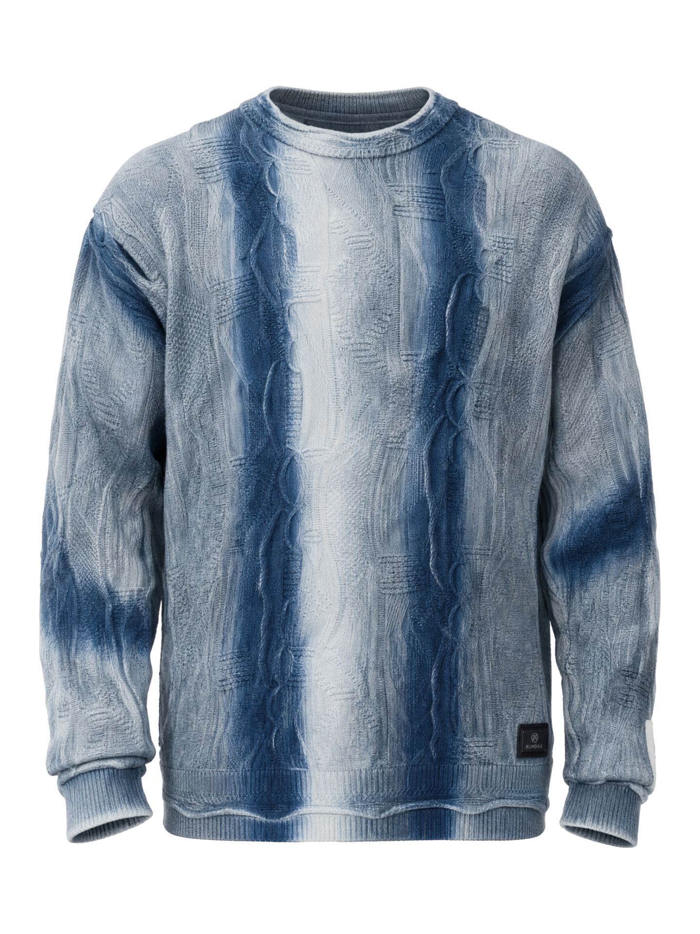   3D-Knit pullover liquid stitches