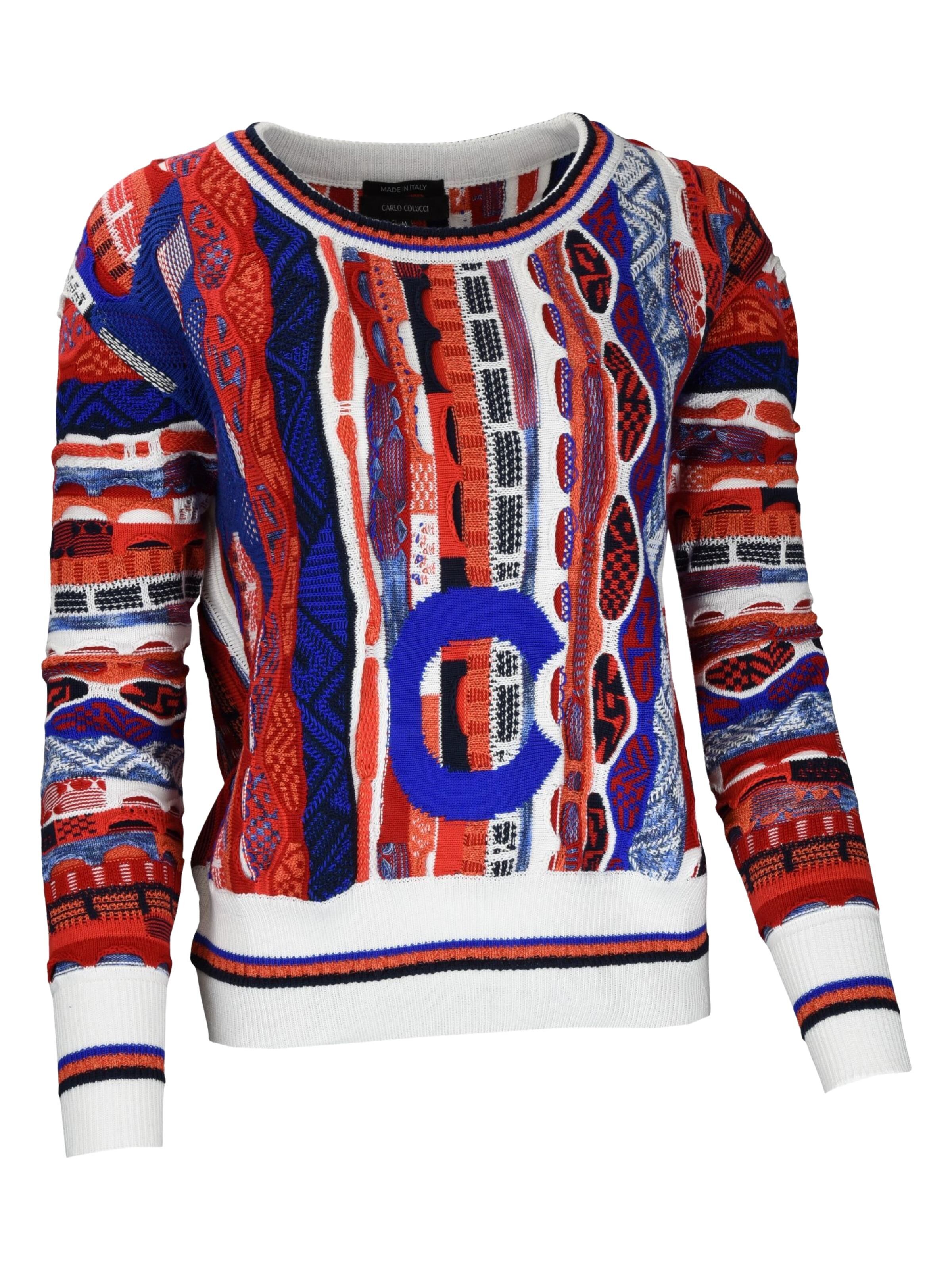 Farbgewaltiger Damen Pullover
