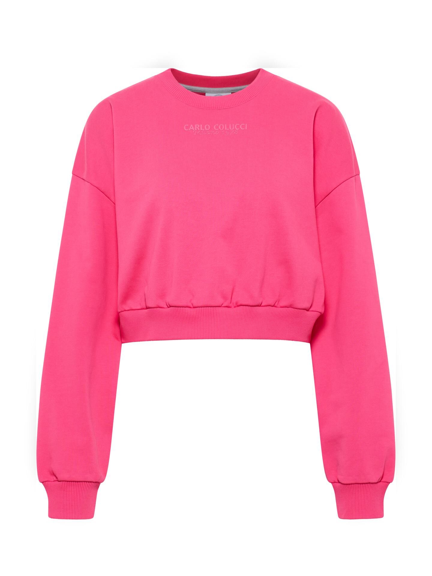 Oversize Crop Sweatshirt - La Famiglia