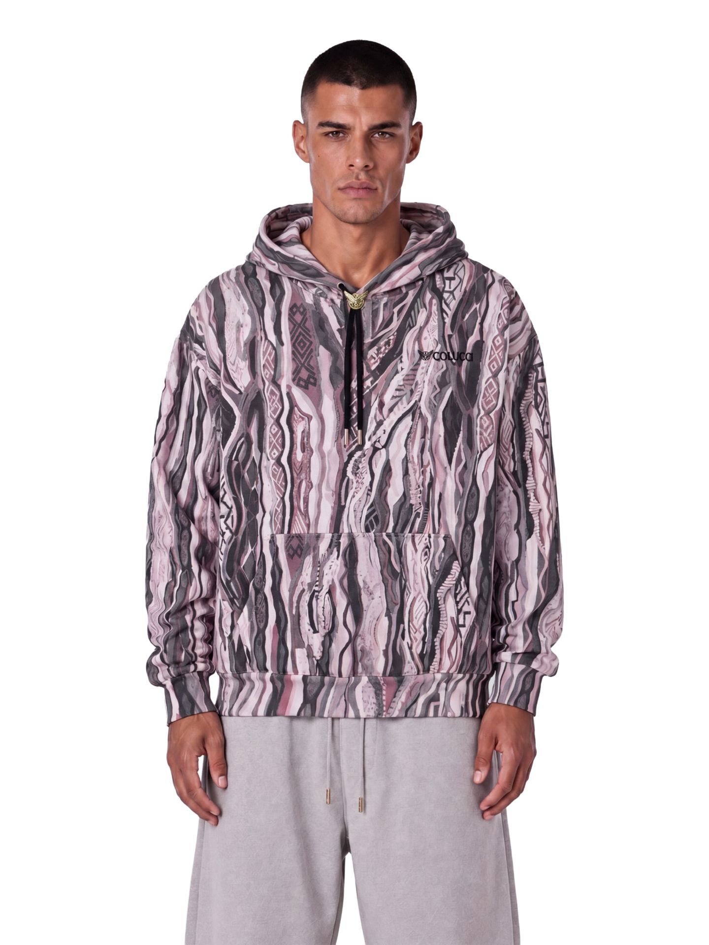  Alloverprint Kapuzenpullover