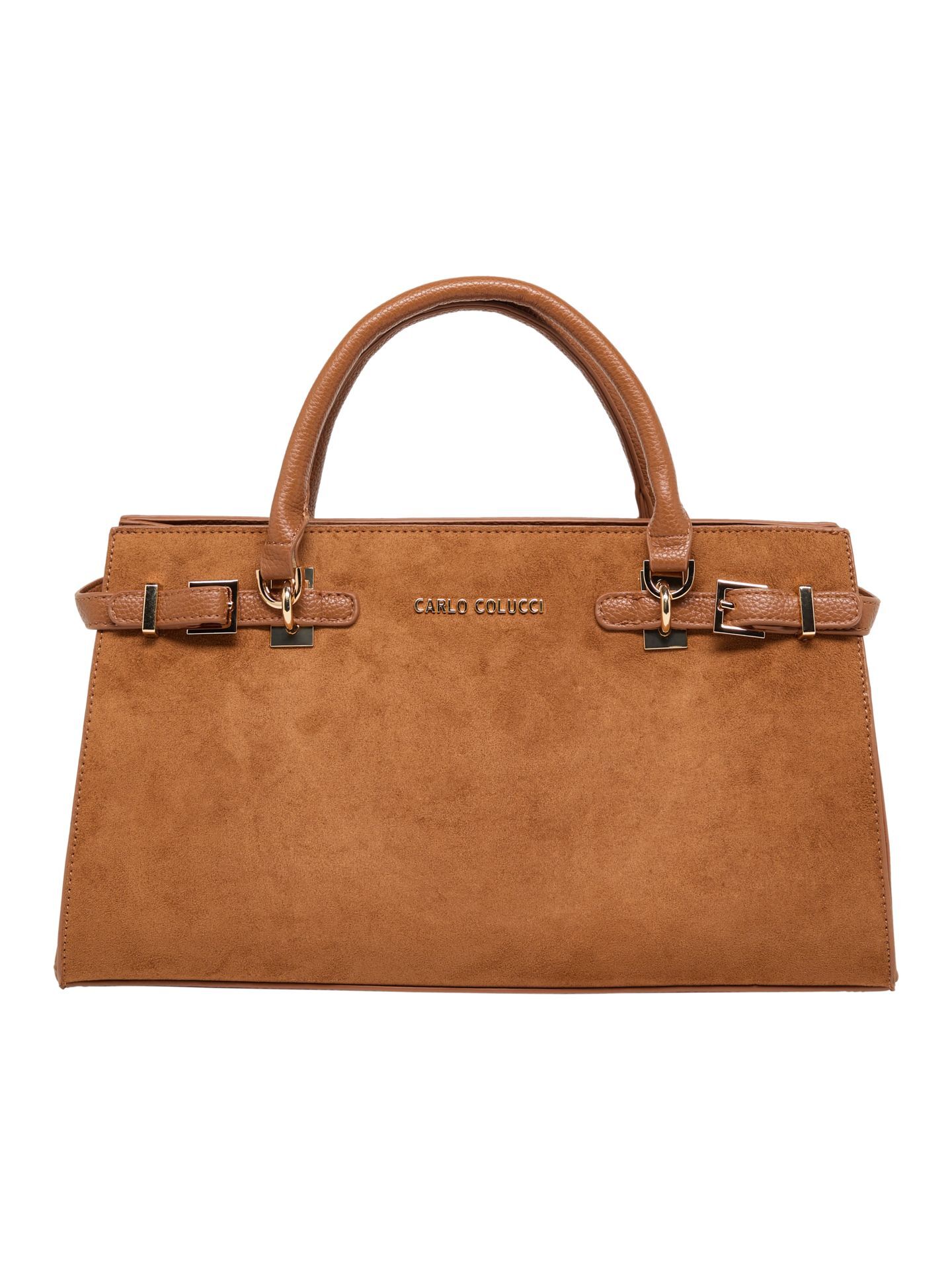 Wildleder Optik Handtasche 