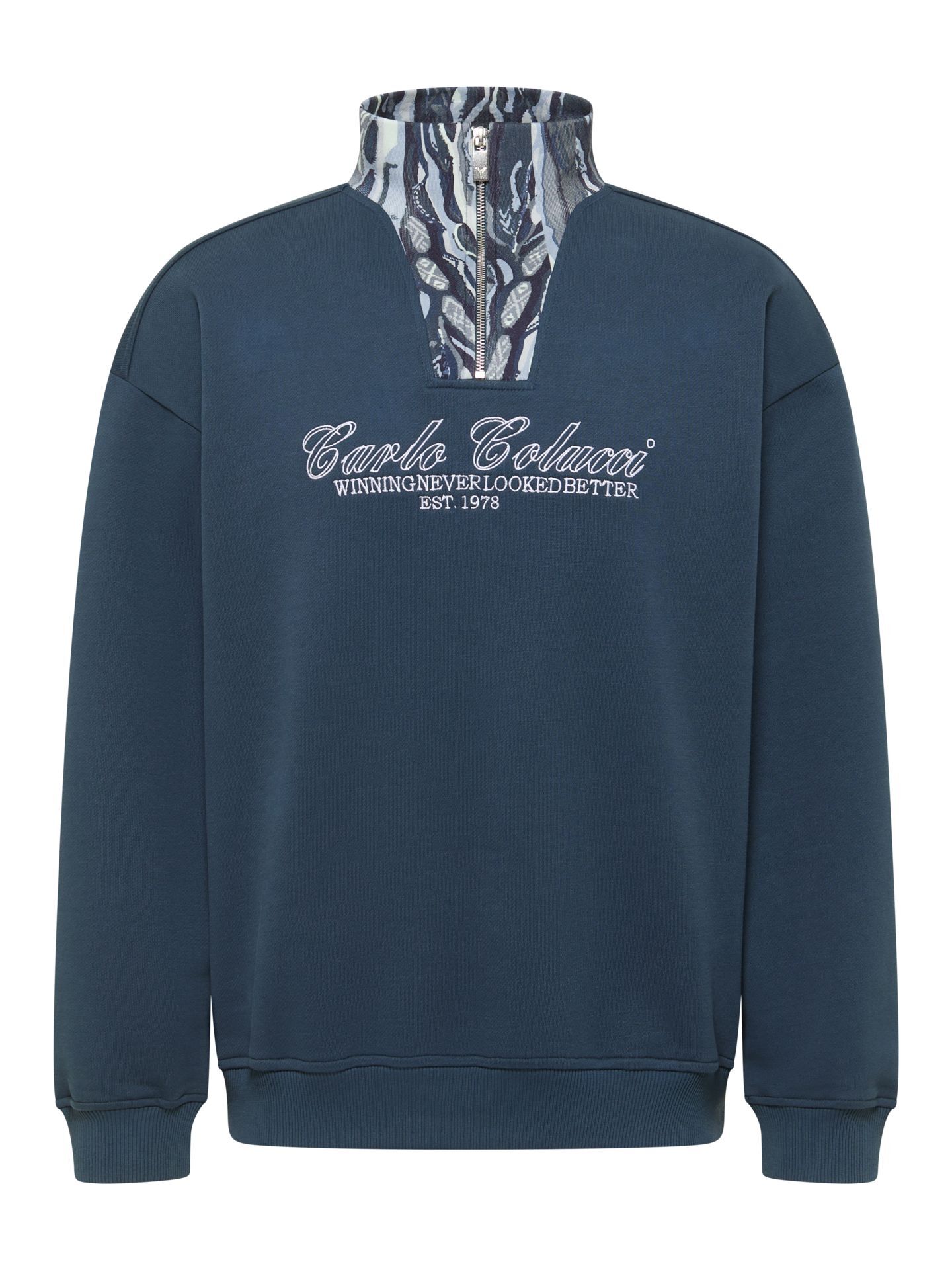 SESAME STREET x CARLO COLUCCI Unisex Sweatshirt | Blue | M | CC