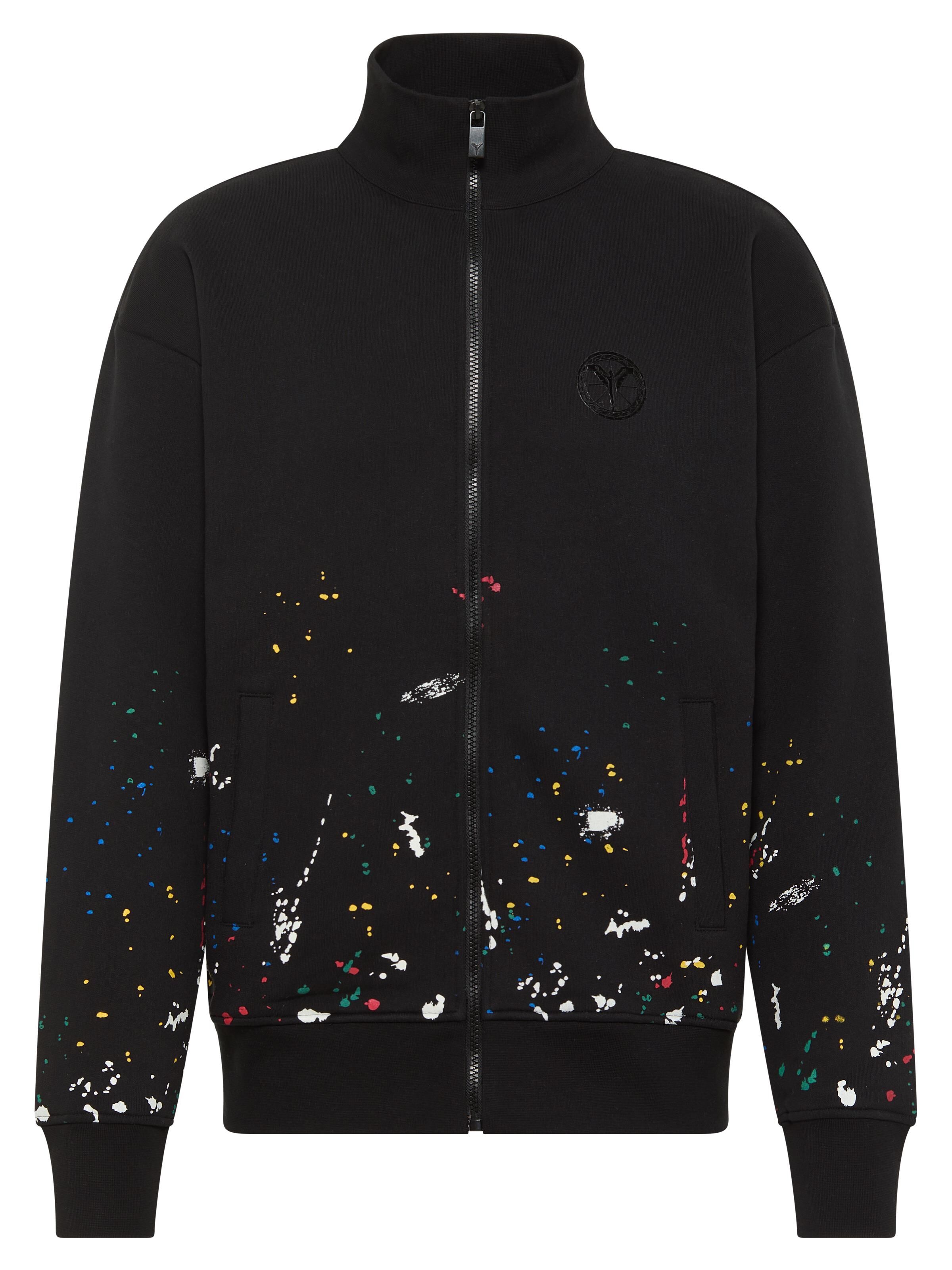 Sweatjacke -Paint drop-