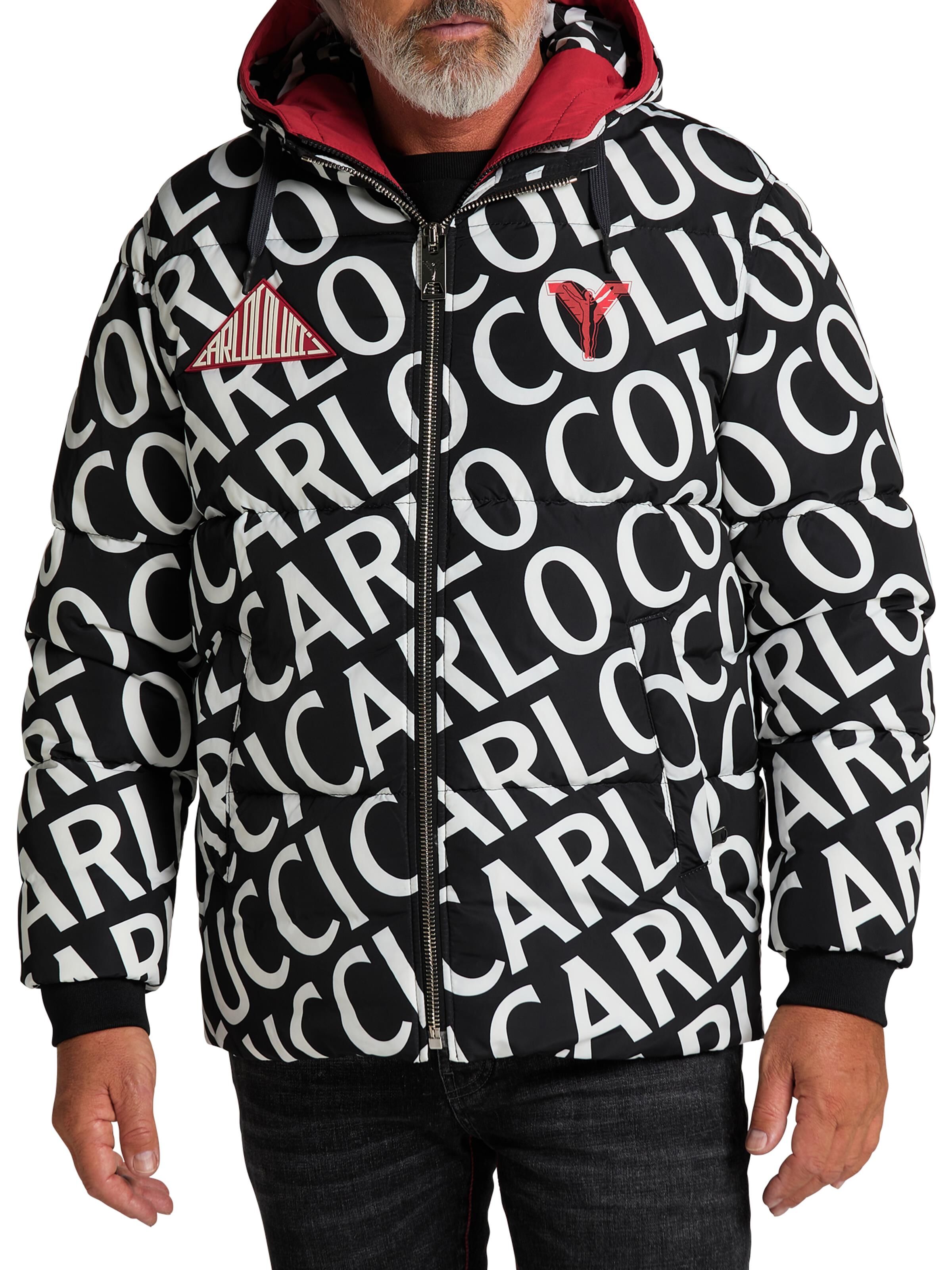 Longblouson with big lettering