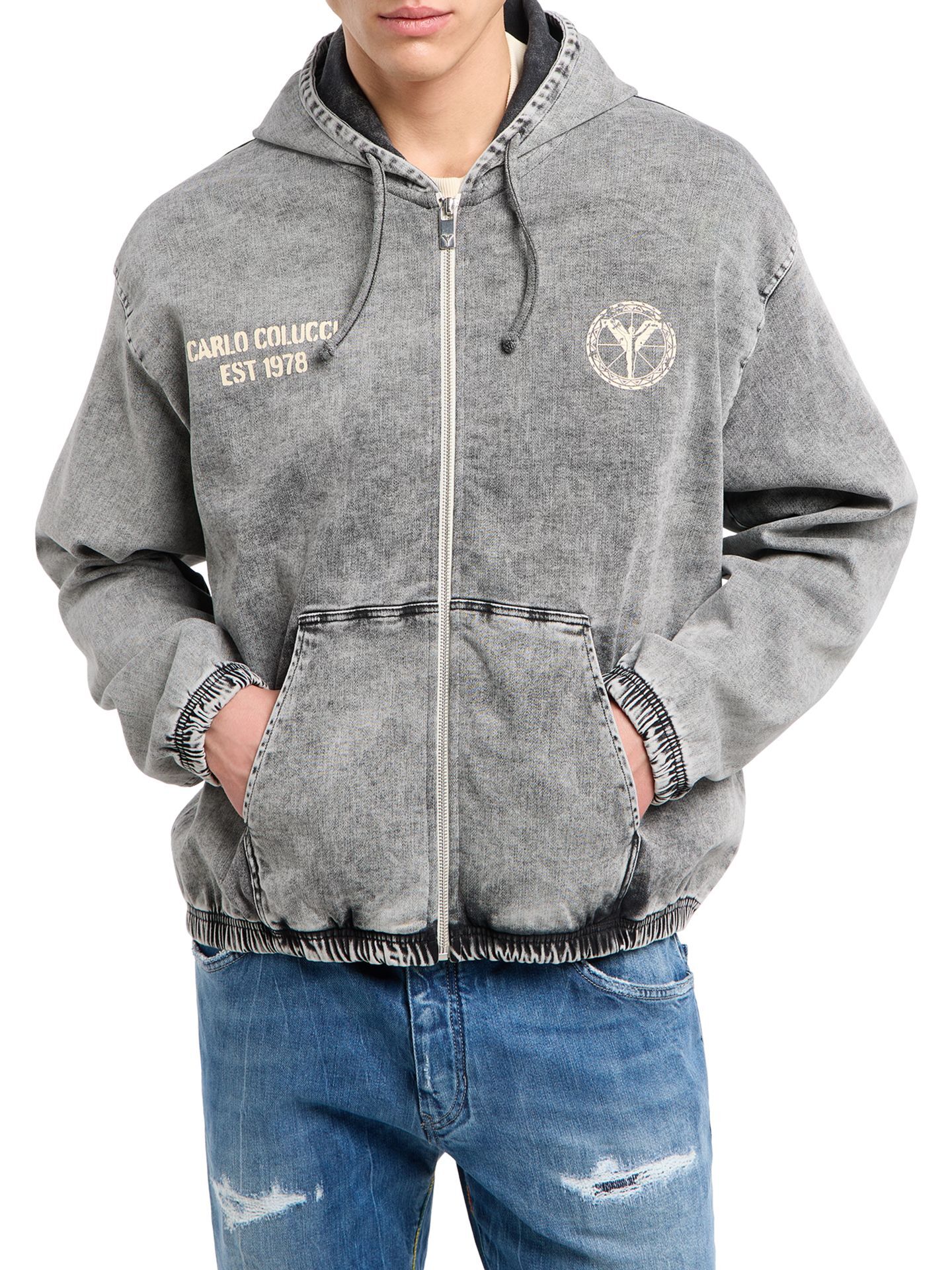  CARLO COLUCCI sweat jacket - Almost Denim
