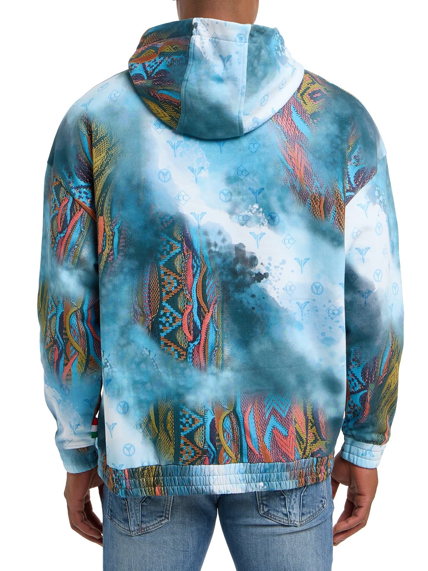 Oversize Hoodie - Sprayed knit