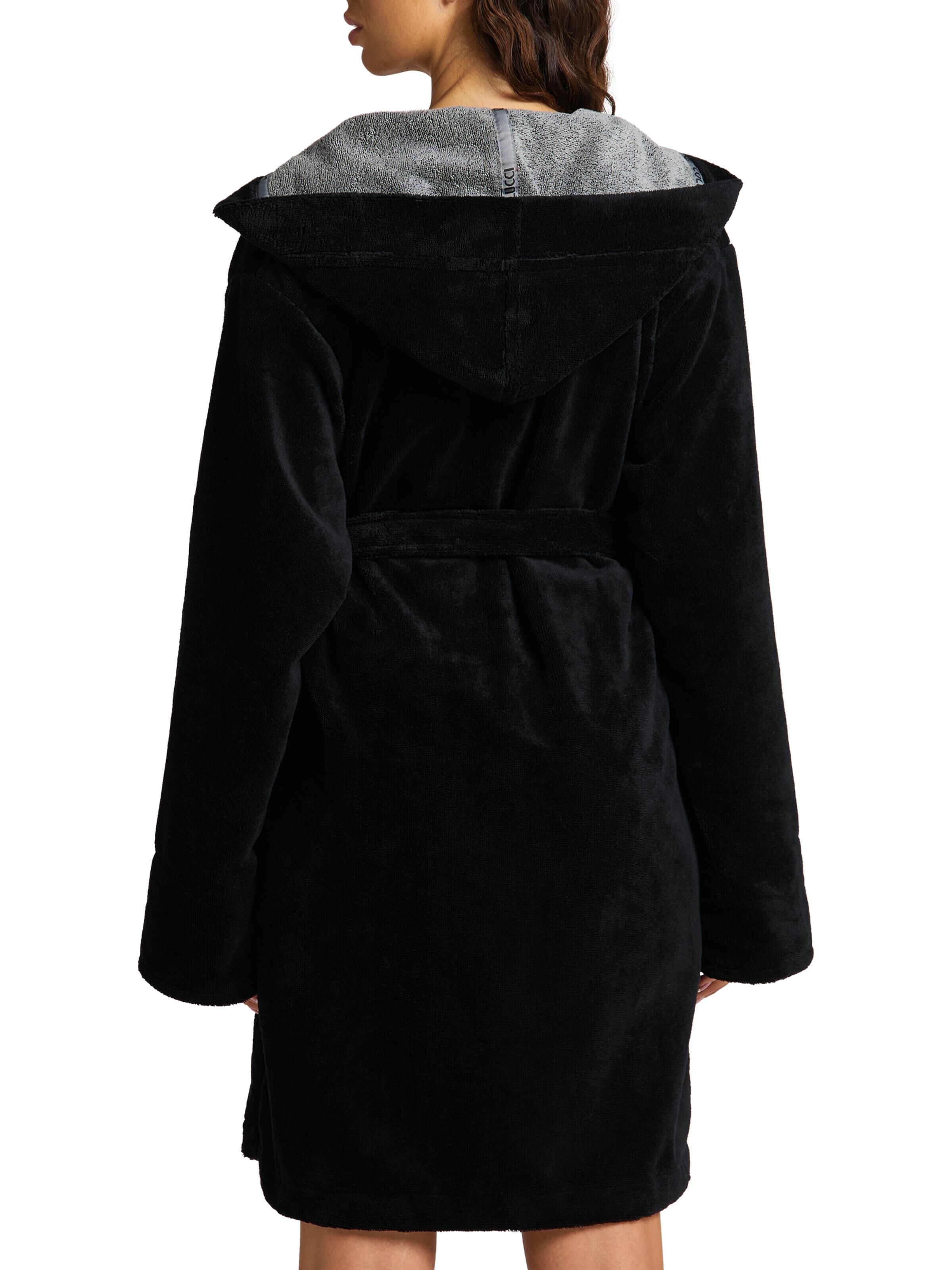 Bathrobe with hood