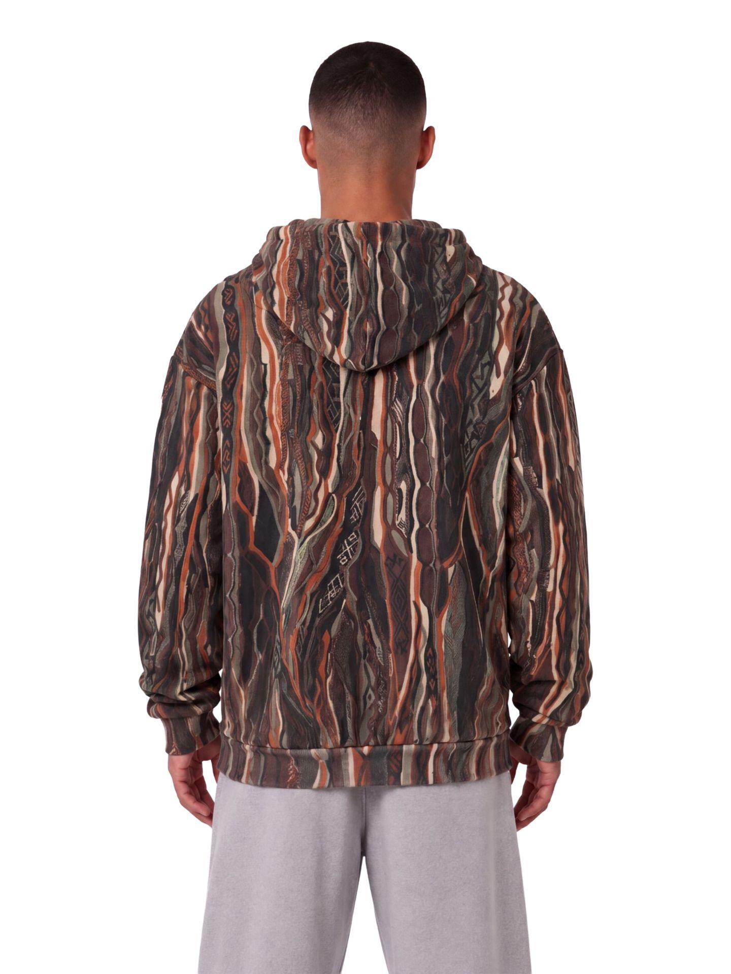  Alloverprint Kapuzenpullover