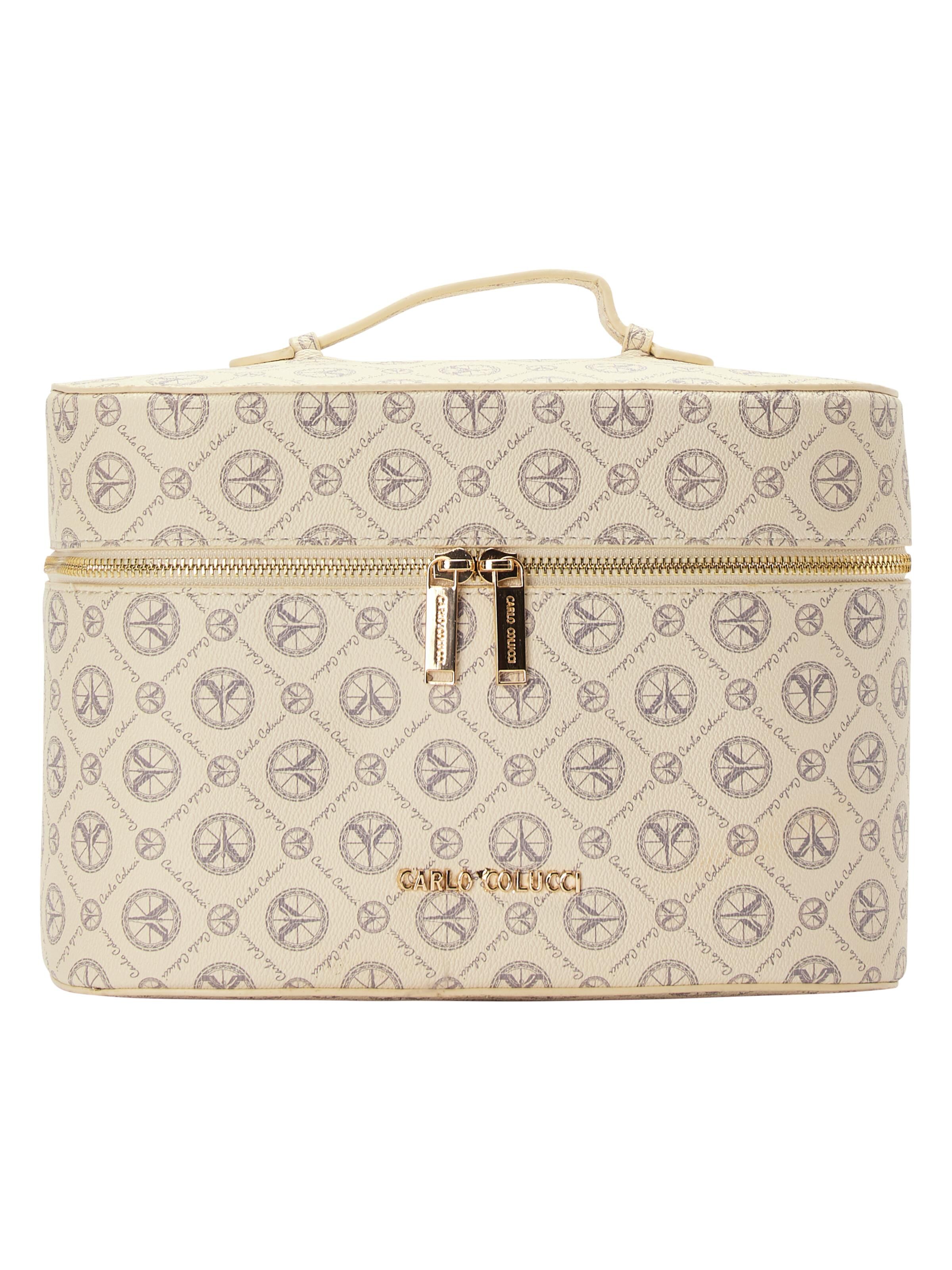 Carlo Colucci Kosmetiktasche, Marmont - Creme