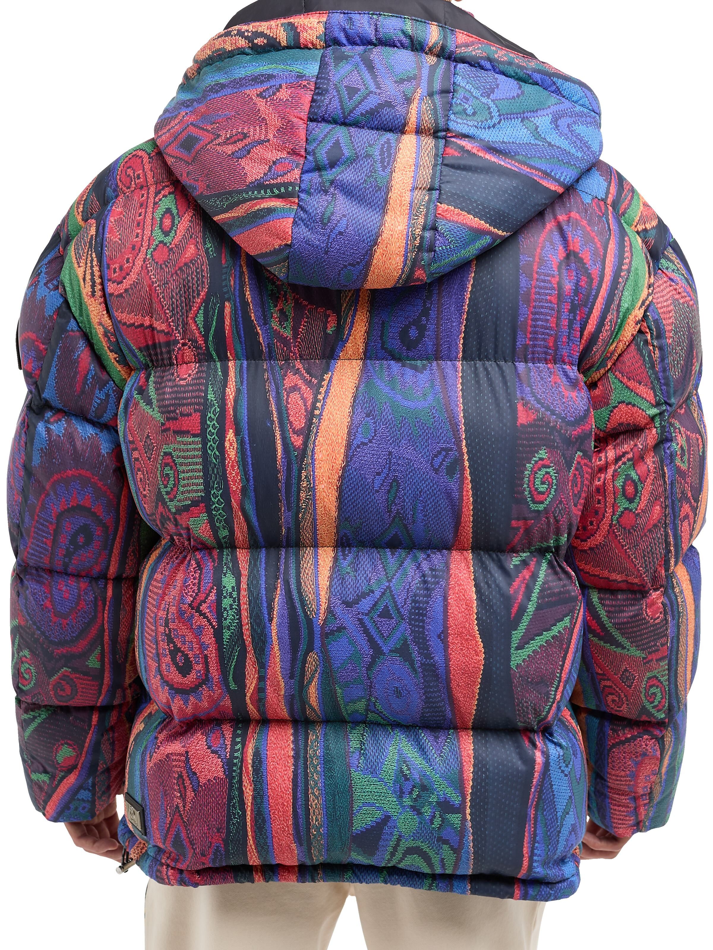 Wattierte Oversize Jacke mit Unique Badge