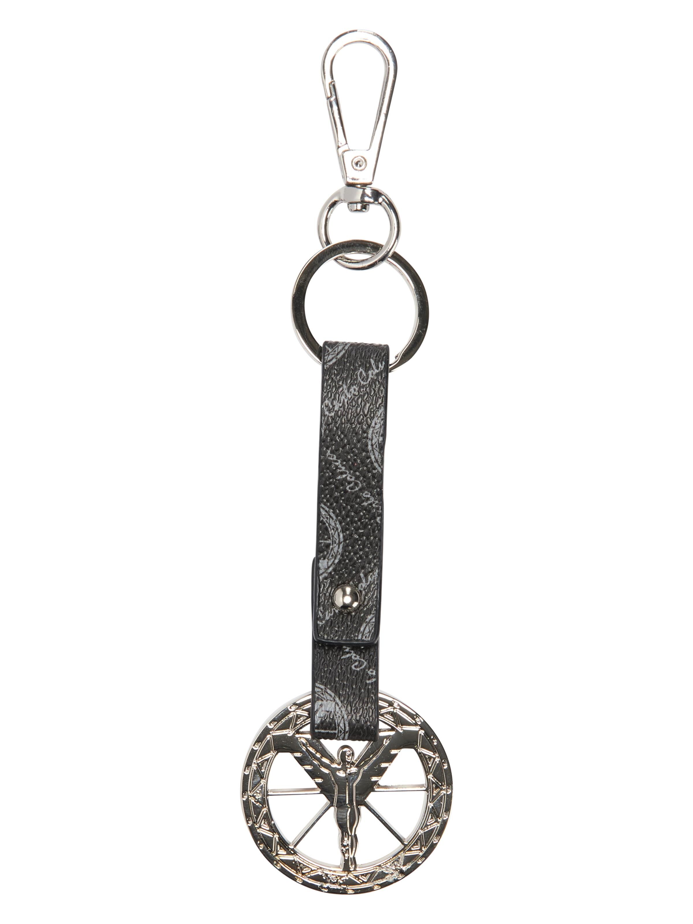 Carlo Colucci Schlüsselanhänger mit Logoband - Schwarz