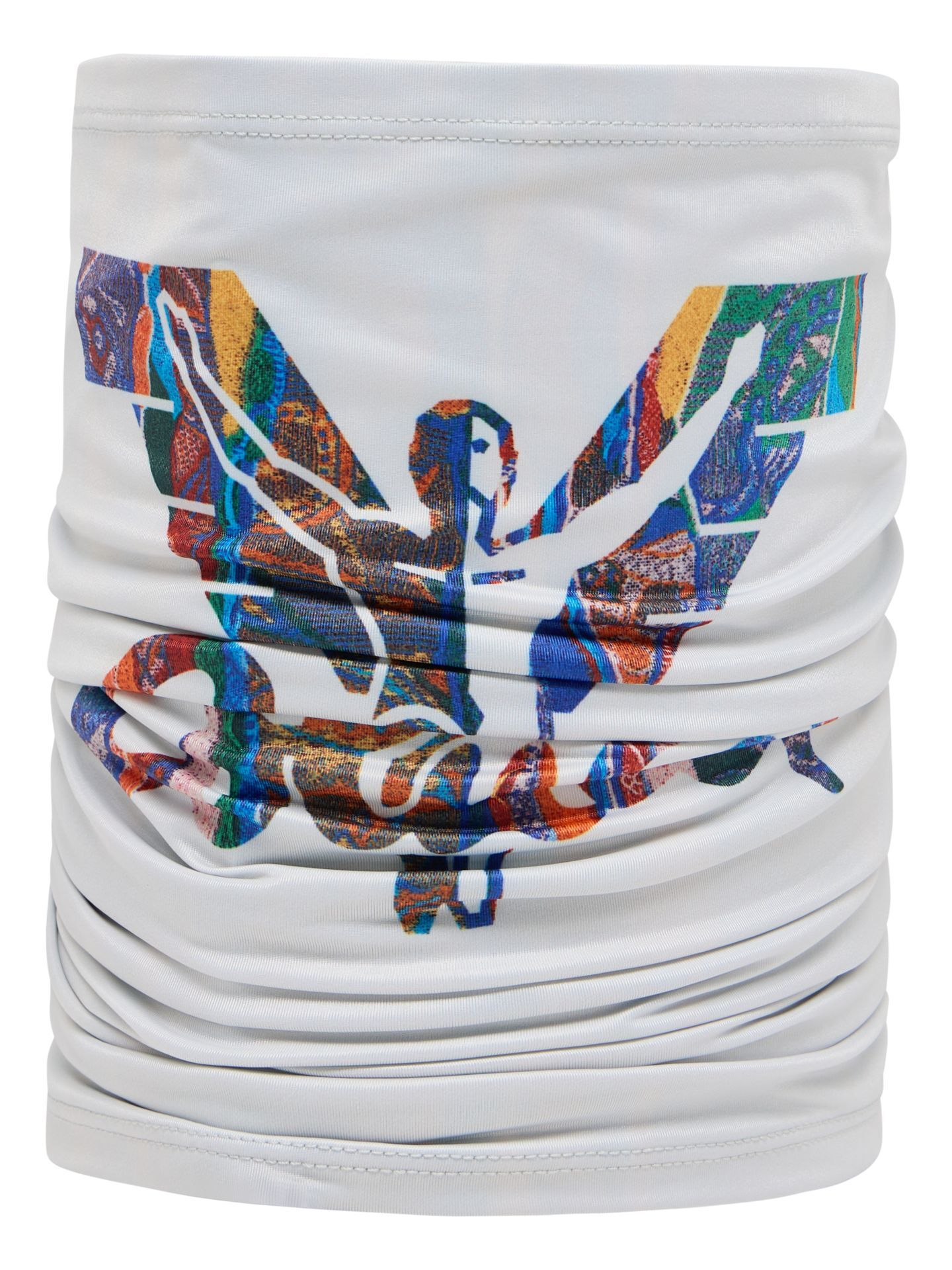 Carlo Colucci Wendeschlauchschal - OS Weiß / Mehrfarbig