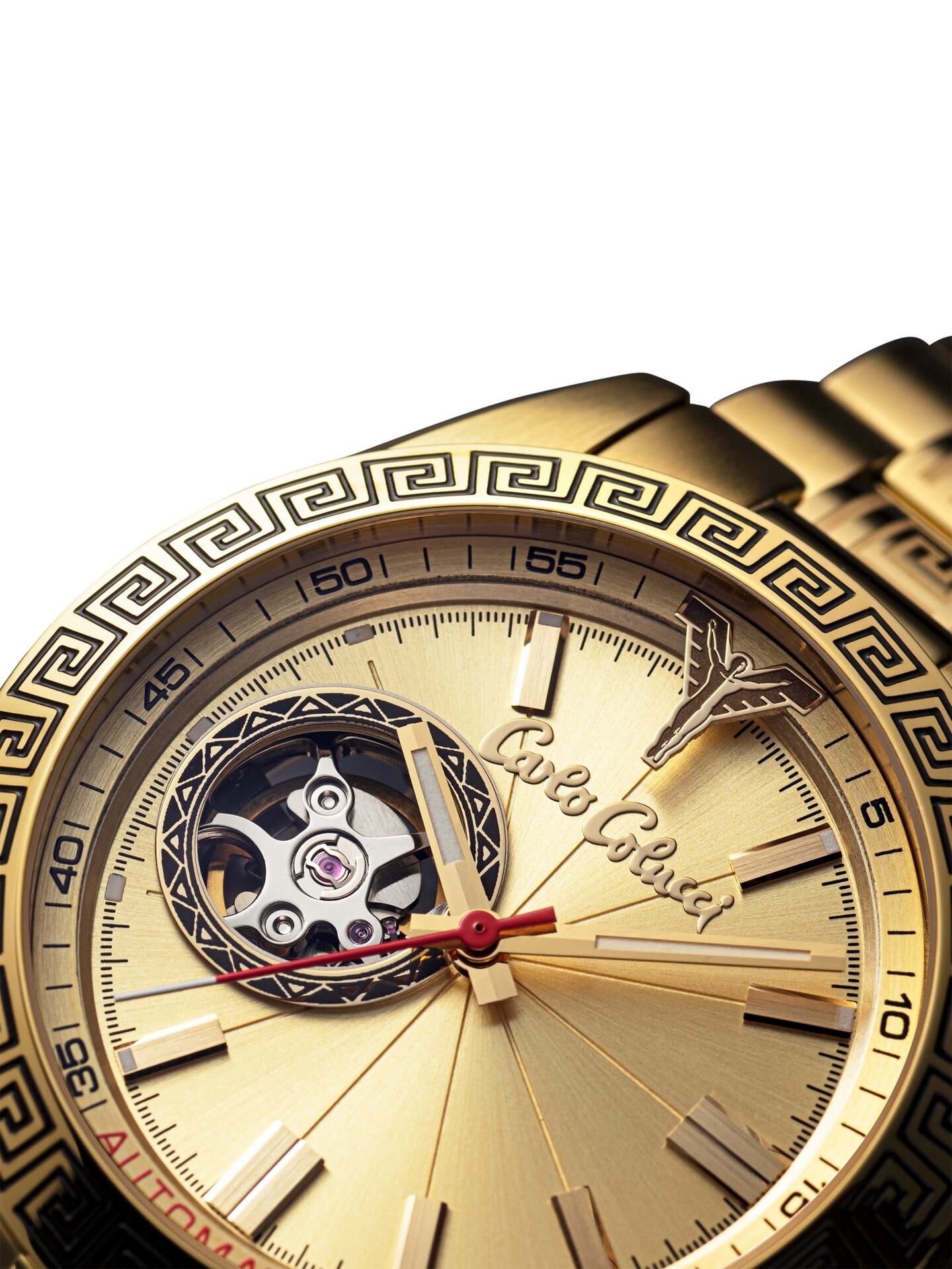  Round stainless steel watch
