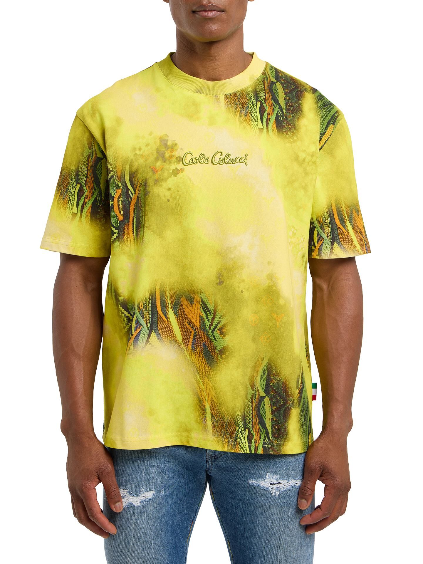 Oversize T-Shirt - Sprayed knit
