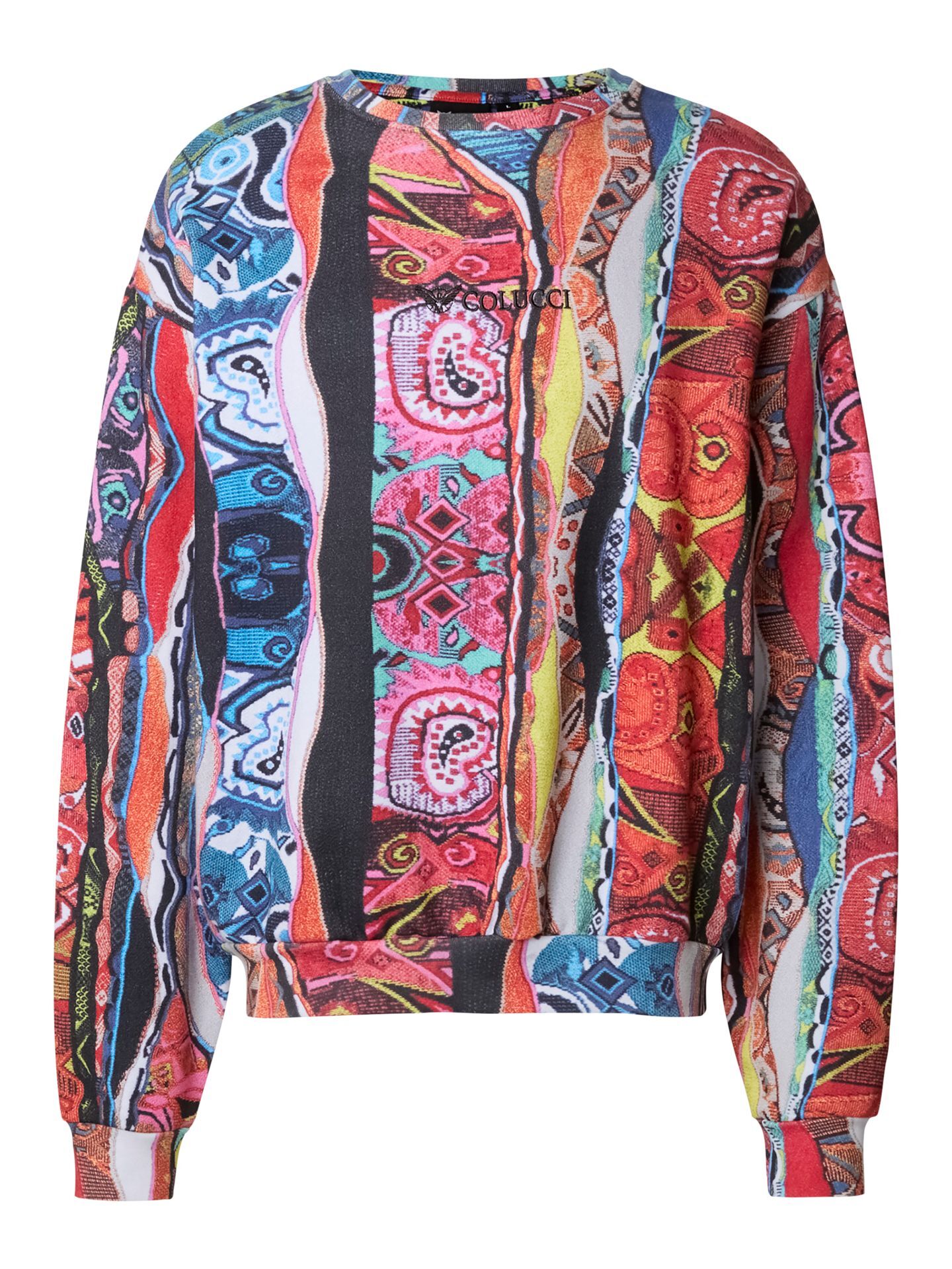  Allover print sweat shirt