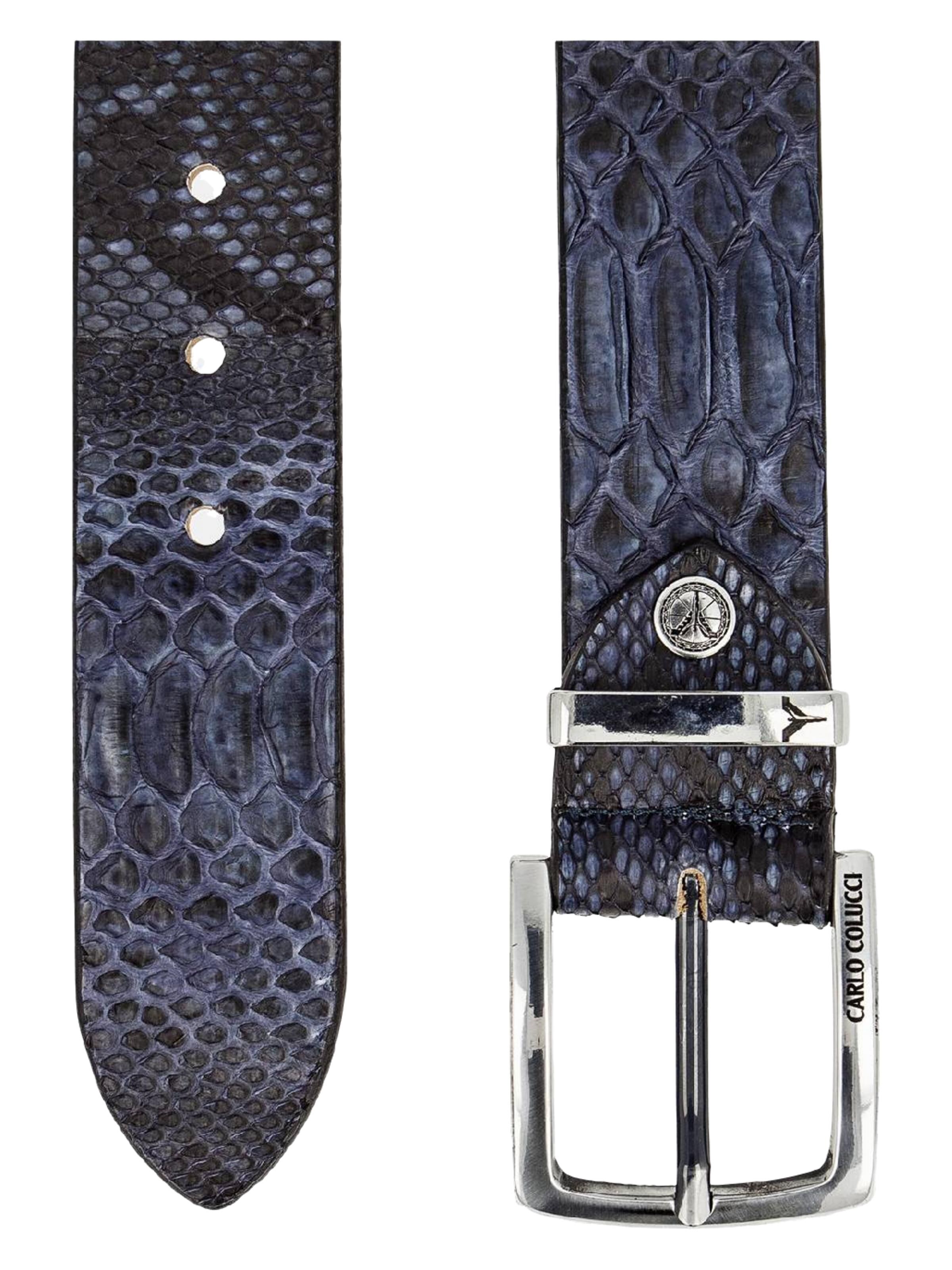 Gürtel aus echtem Schlangenleder