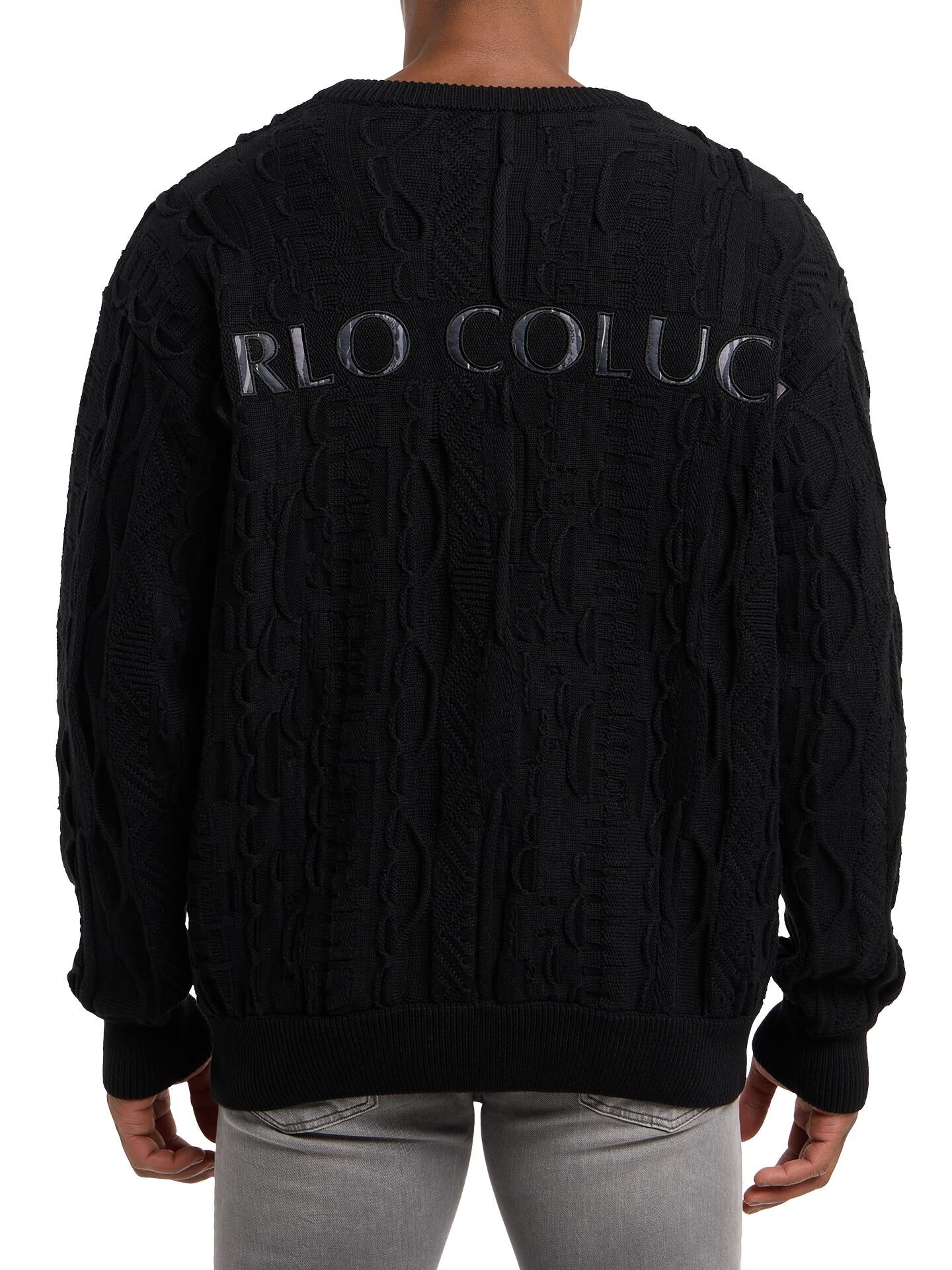 Strickpullover mit Stickerei