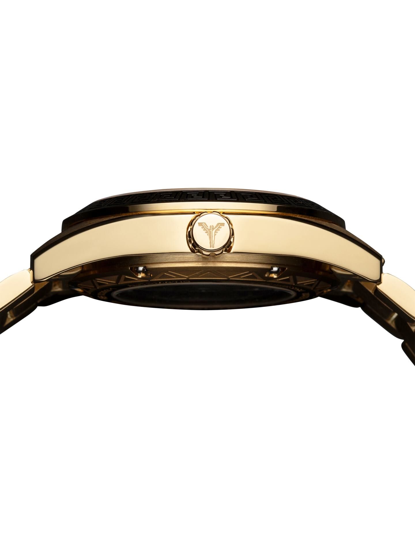  Round stainless steel watch